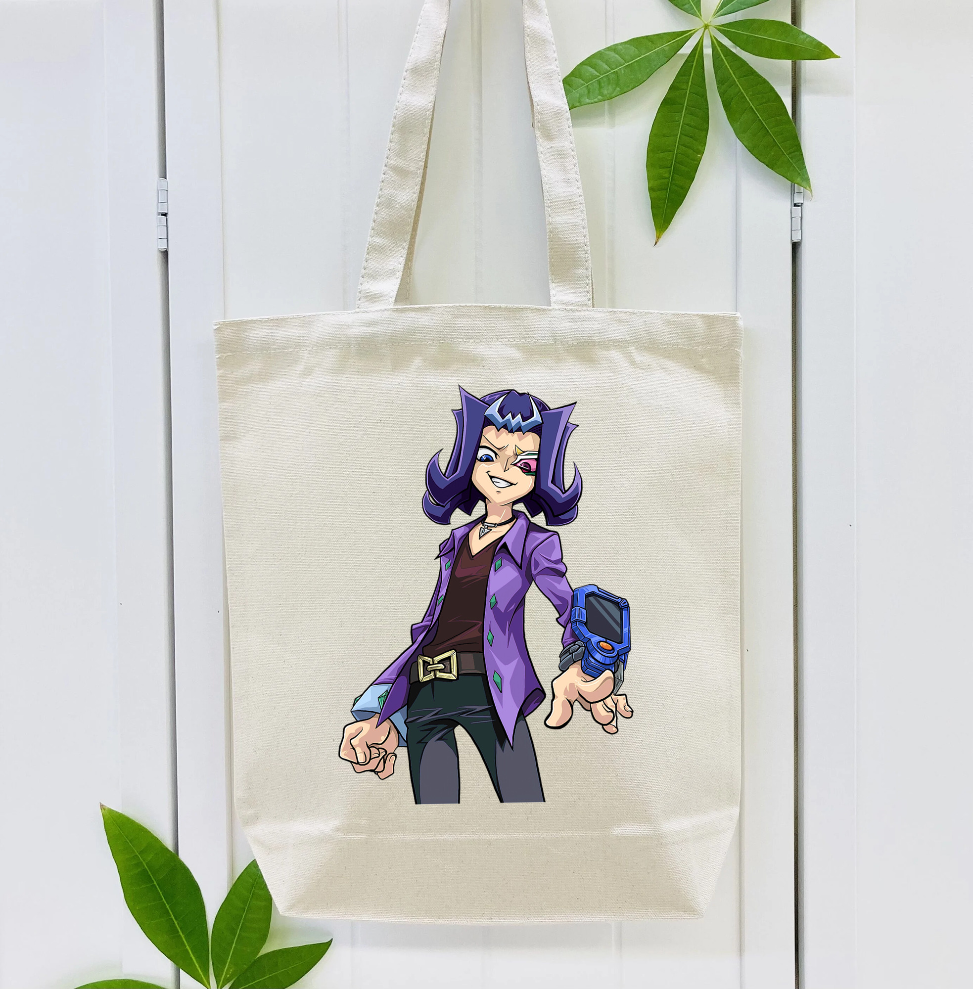 遊☆戯☆王 Yu-Gi-Oh! 縦型キャンバス生地手提げバッグ　トートバッグ