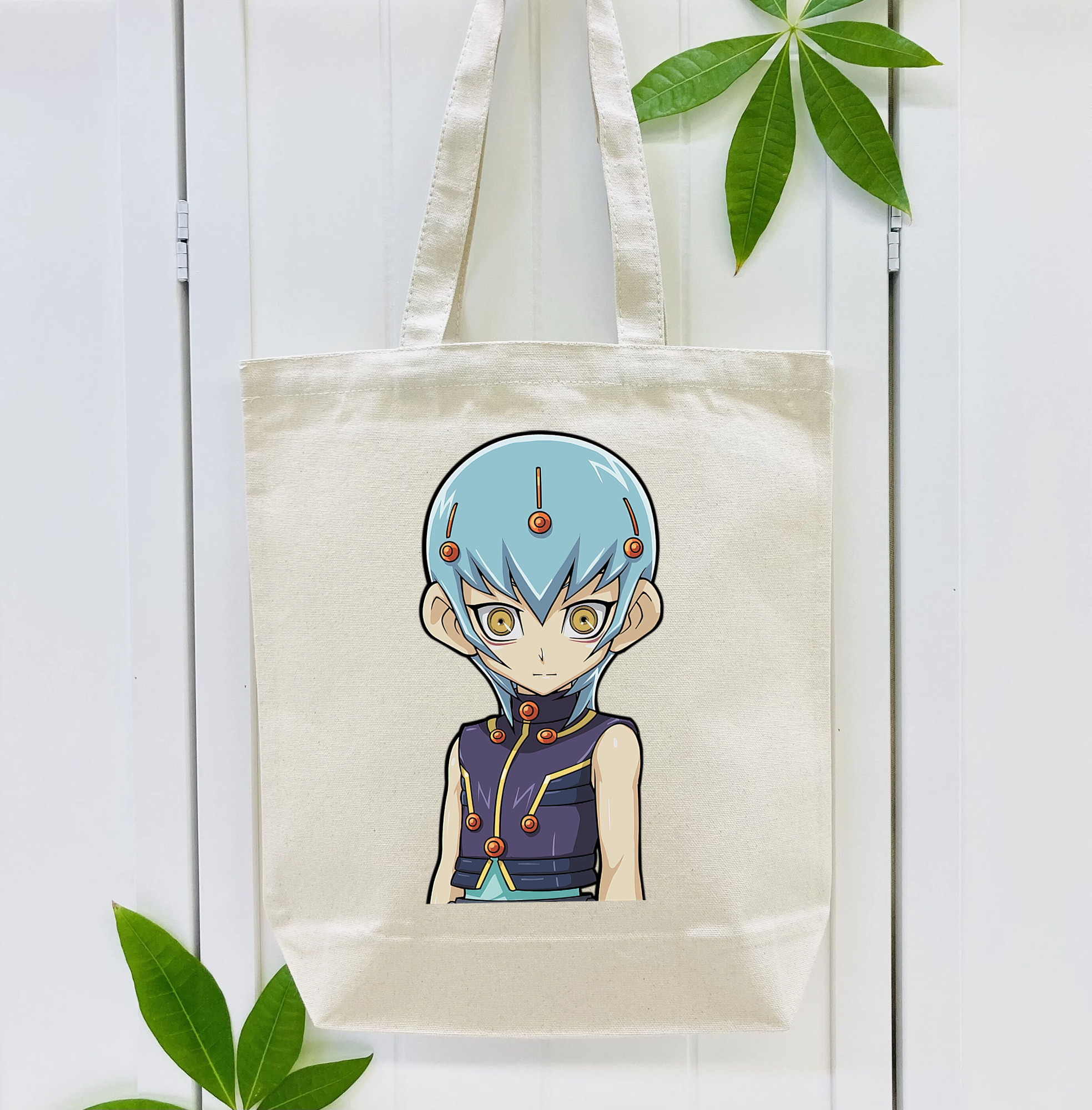 遊☆戯☆王 Yu-Gi-Oh! 縦型キャンバス生地手提げバッグ　トートバッグ