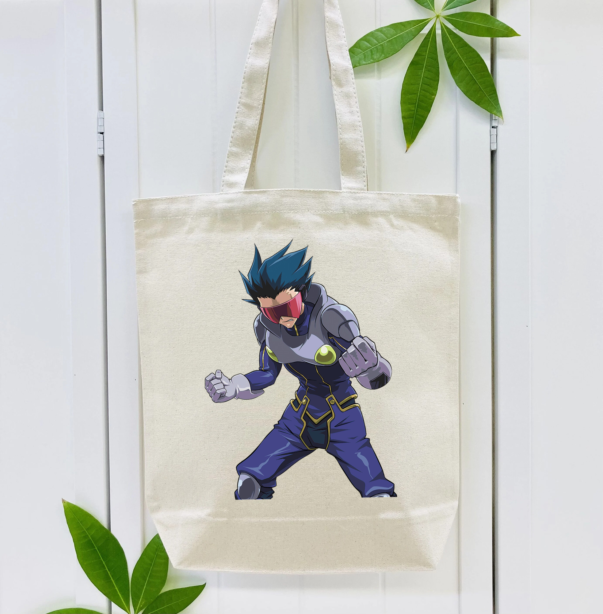 遊☆戯☆王 Yu-Gi-Oh! 縦型キャンバス生地手提げバッグ　トートバッグ