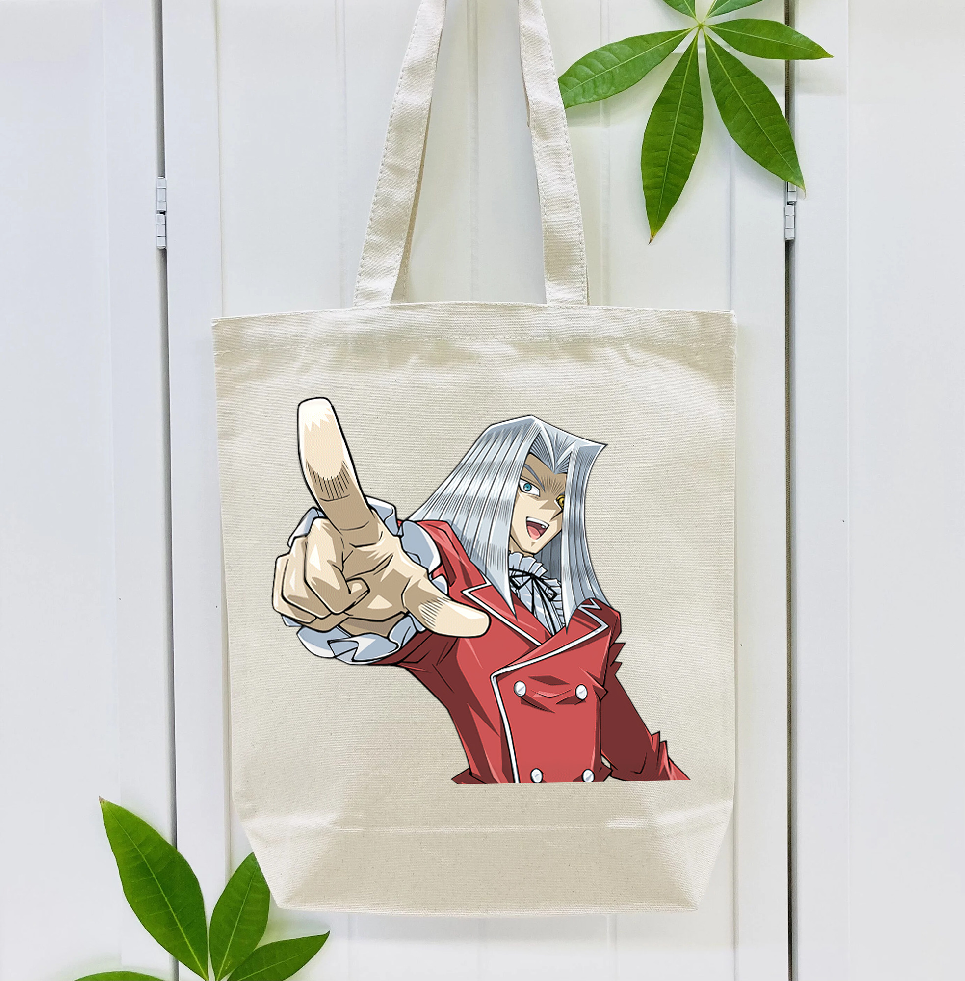 遊☆戯☆王 Yu-Gi-Oh! 縦型キャンバス生地手提げバッグ　トートバッグ