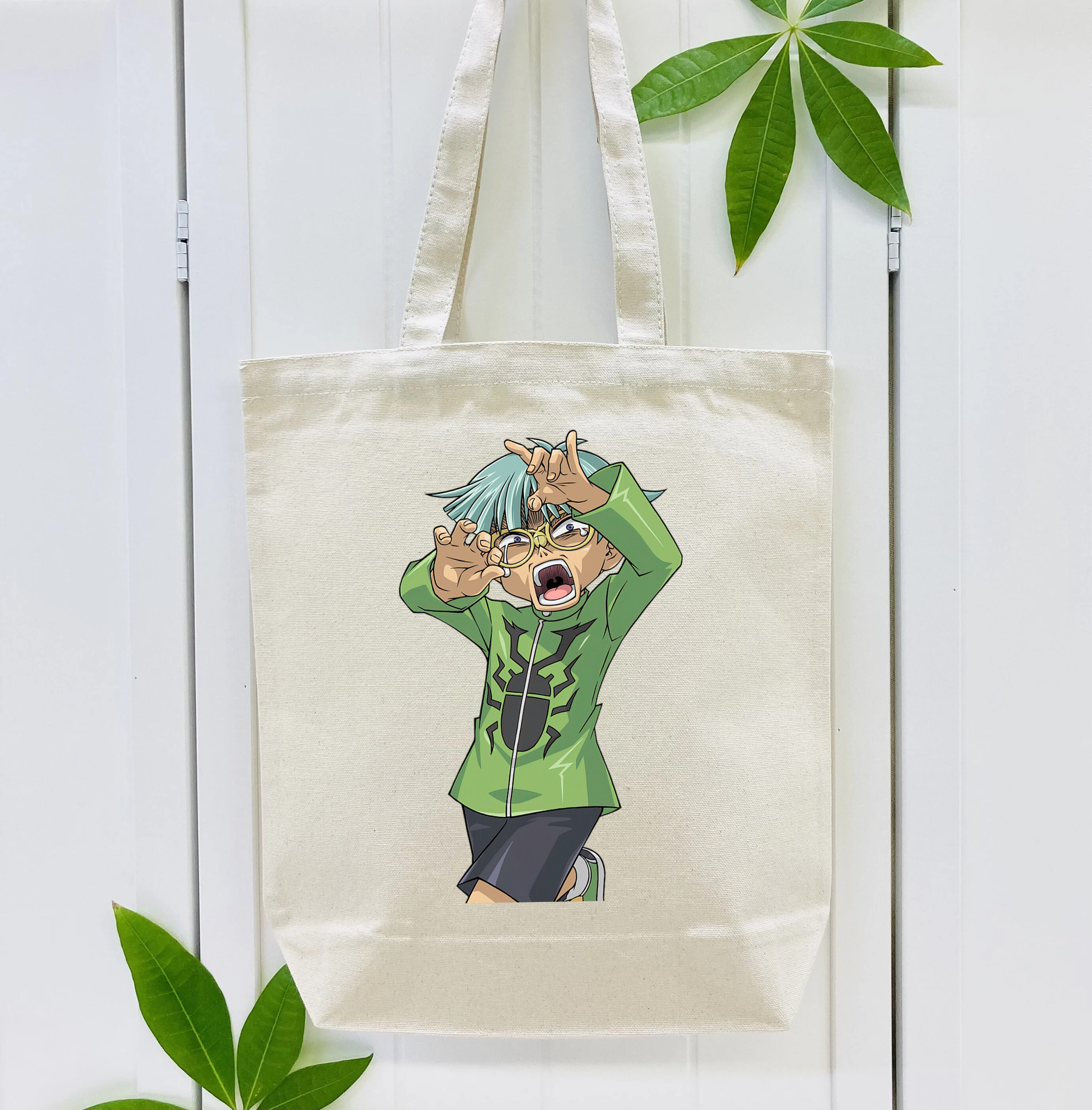 遊☆戯☆王 Yu-Gi-Oh! 縦型キャンバス生地手提げバッグ　トートバッグ