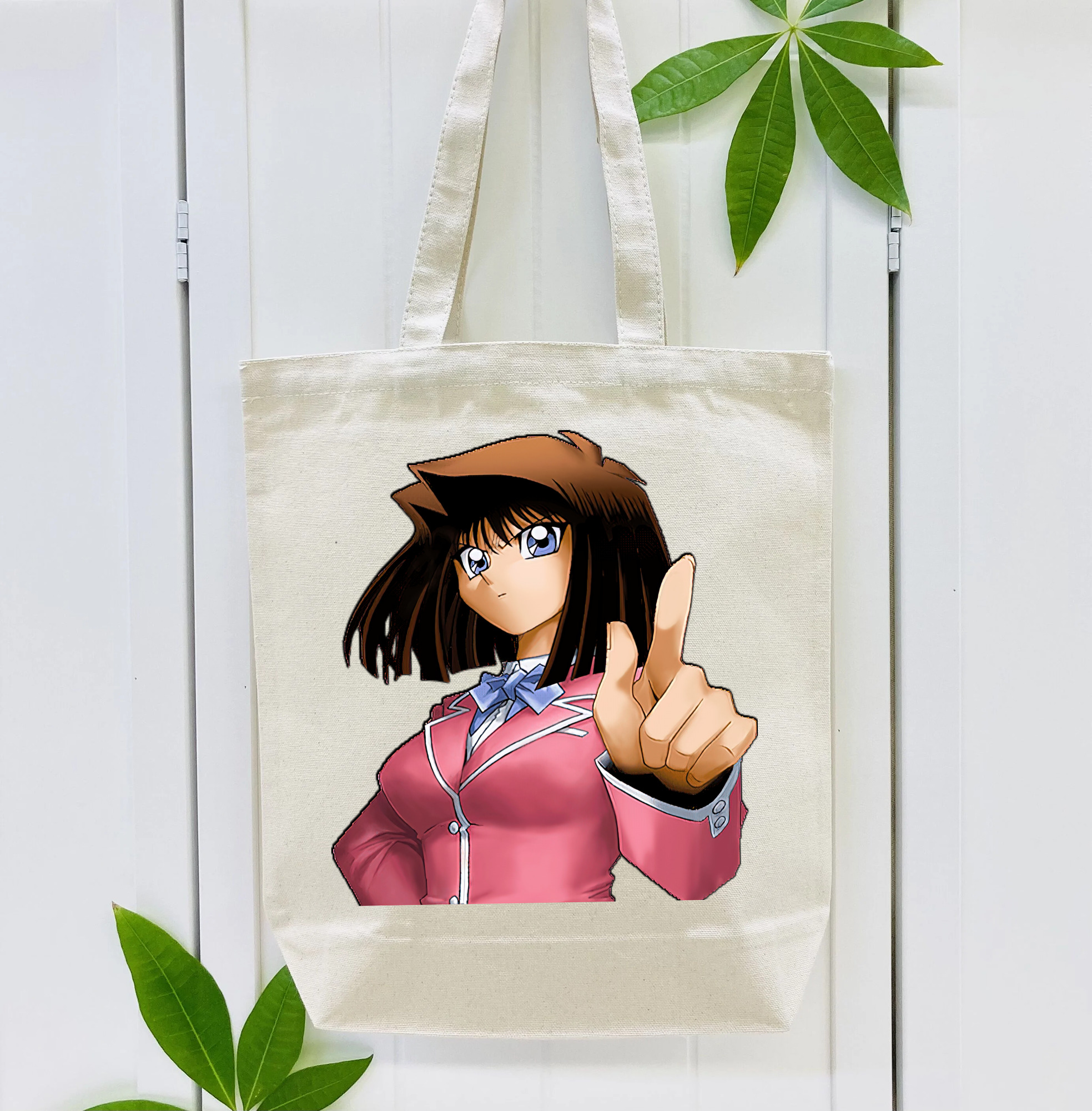 遊☆戯☆王 Yu-Gi-Oh! 縦型キャンバス生地手提げバッグ　トートバッグ