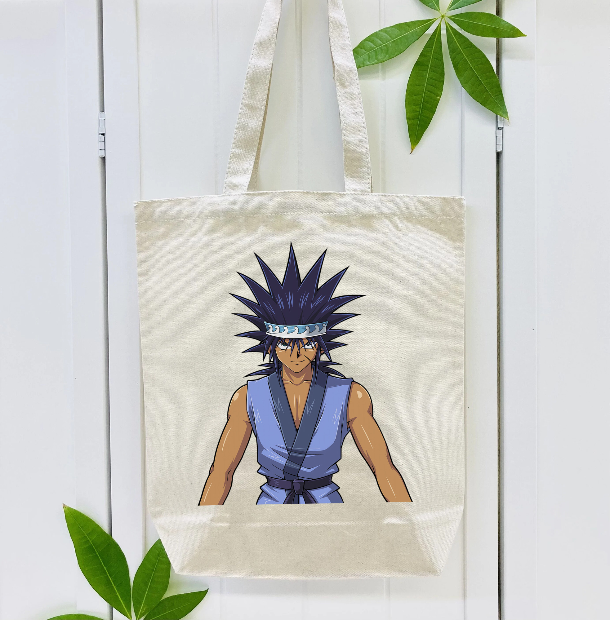 遊☆戯☆王 Yu-Gi-Oh! 縦型キャンバス生地手提げバッグ　トートバッグ