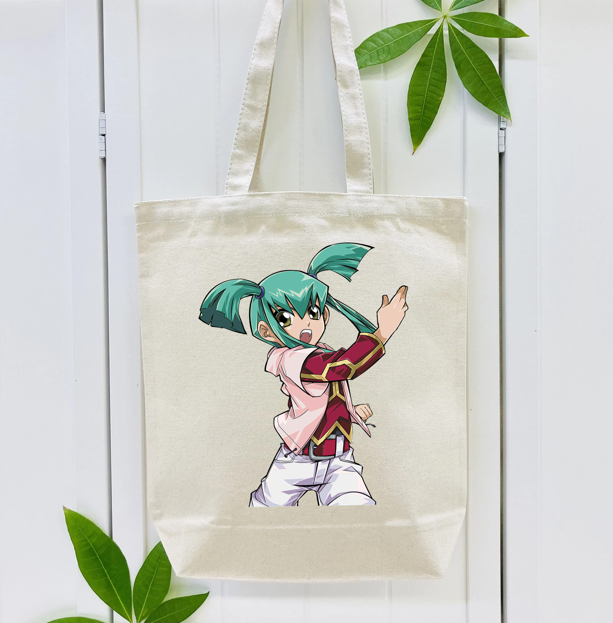 遊☆戯☆王 Yu-Gi-Oh! 縦型キャンバス生地手提げバッグ　トートバッグ