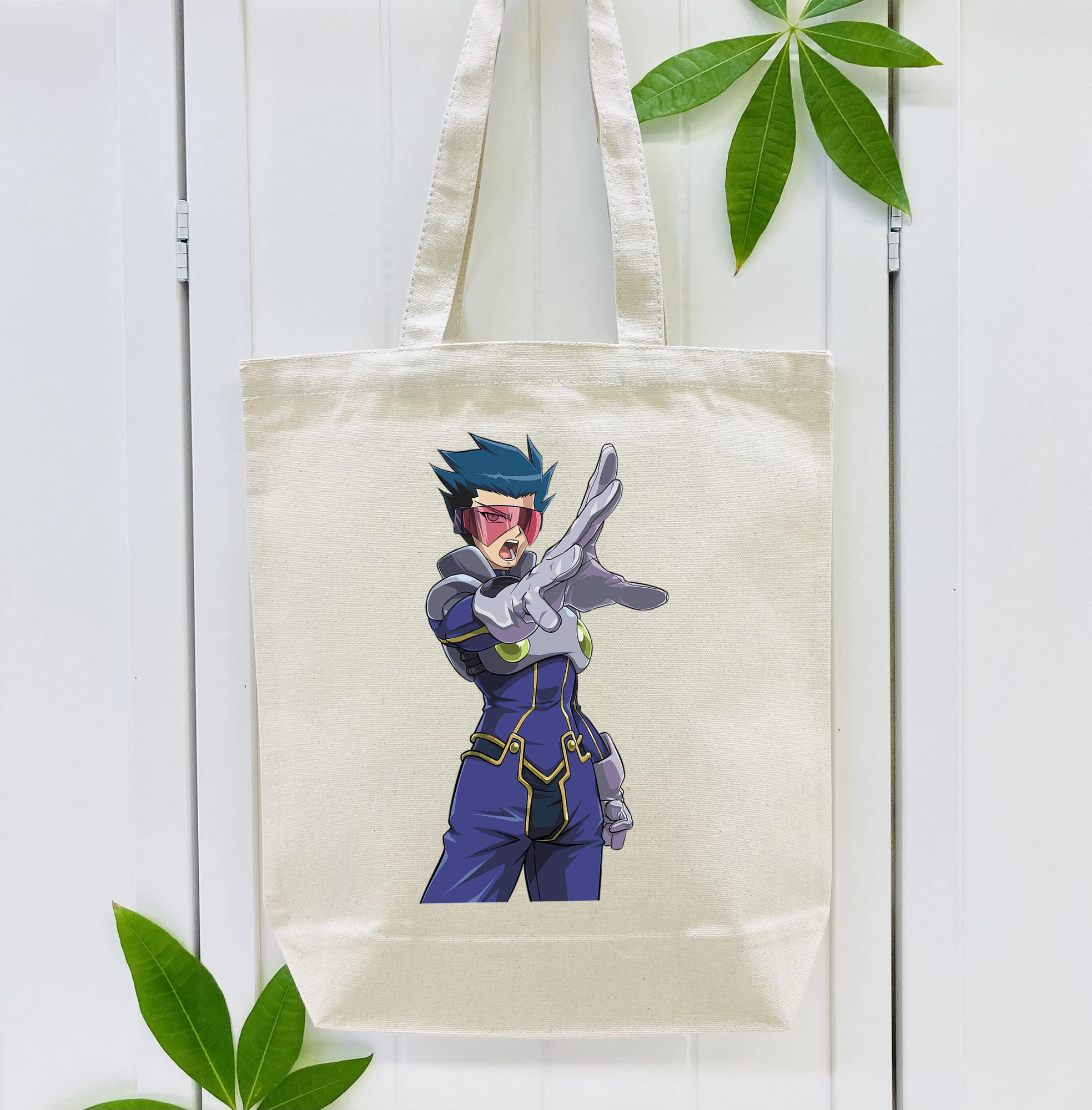 遊☆戯☆王 Yu-Gi-Oh! 縦型キャンバス生地手提げバッグ　トートバッグ