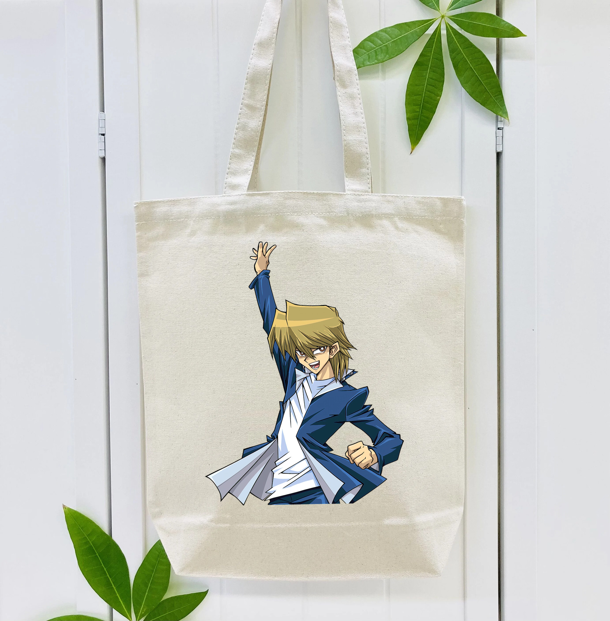 遊☆戯☆王 Yu-Gi-Oh! 縦型キャンバス生地手提げバッグ　トートバッグ