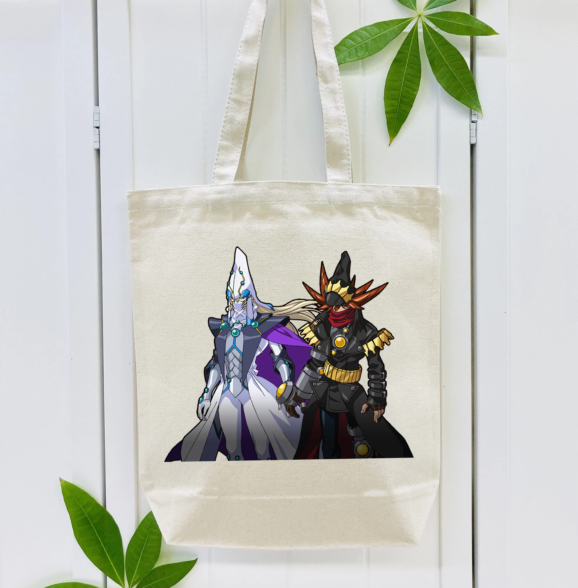遊☆戯☆王 Yu-Gi-Oh! 縦型キャンバス生地手提げバッグ　トートバッグ