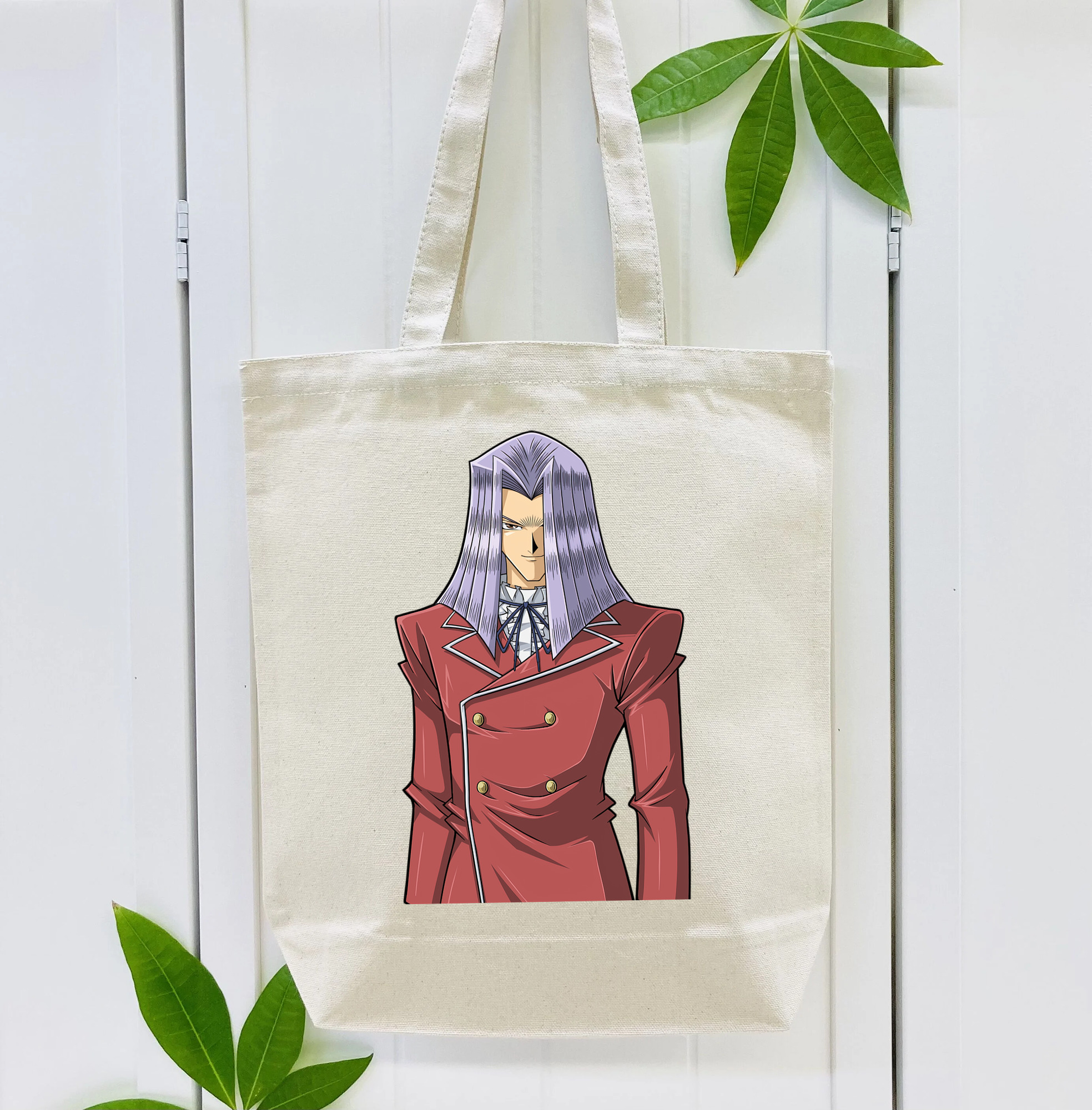 遊☆戯☆王 Yu-Gi-Oh! 縦型キャンバス生地手提げバッグ　トートバッグ