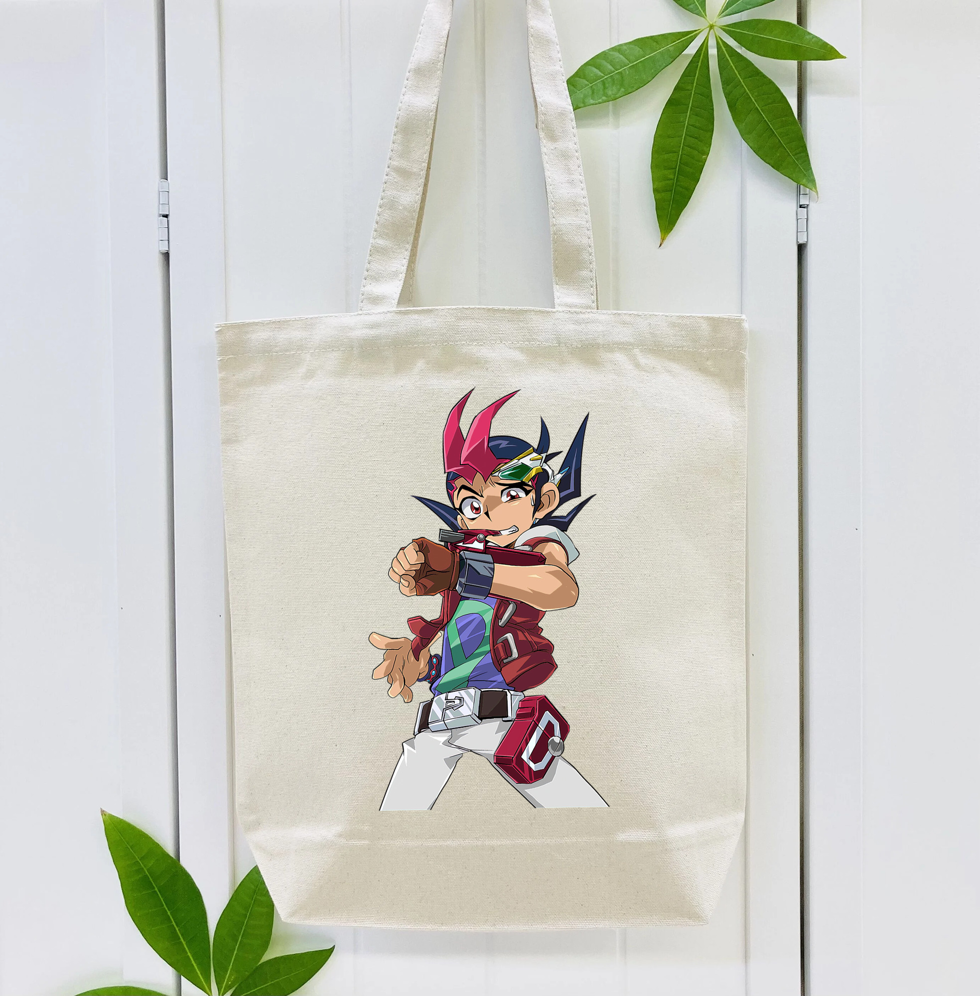 遊☆戯☆王 Yu-Gi-Oh! 縦型キャンバス生地手提げバッグ　トートバッグ