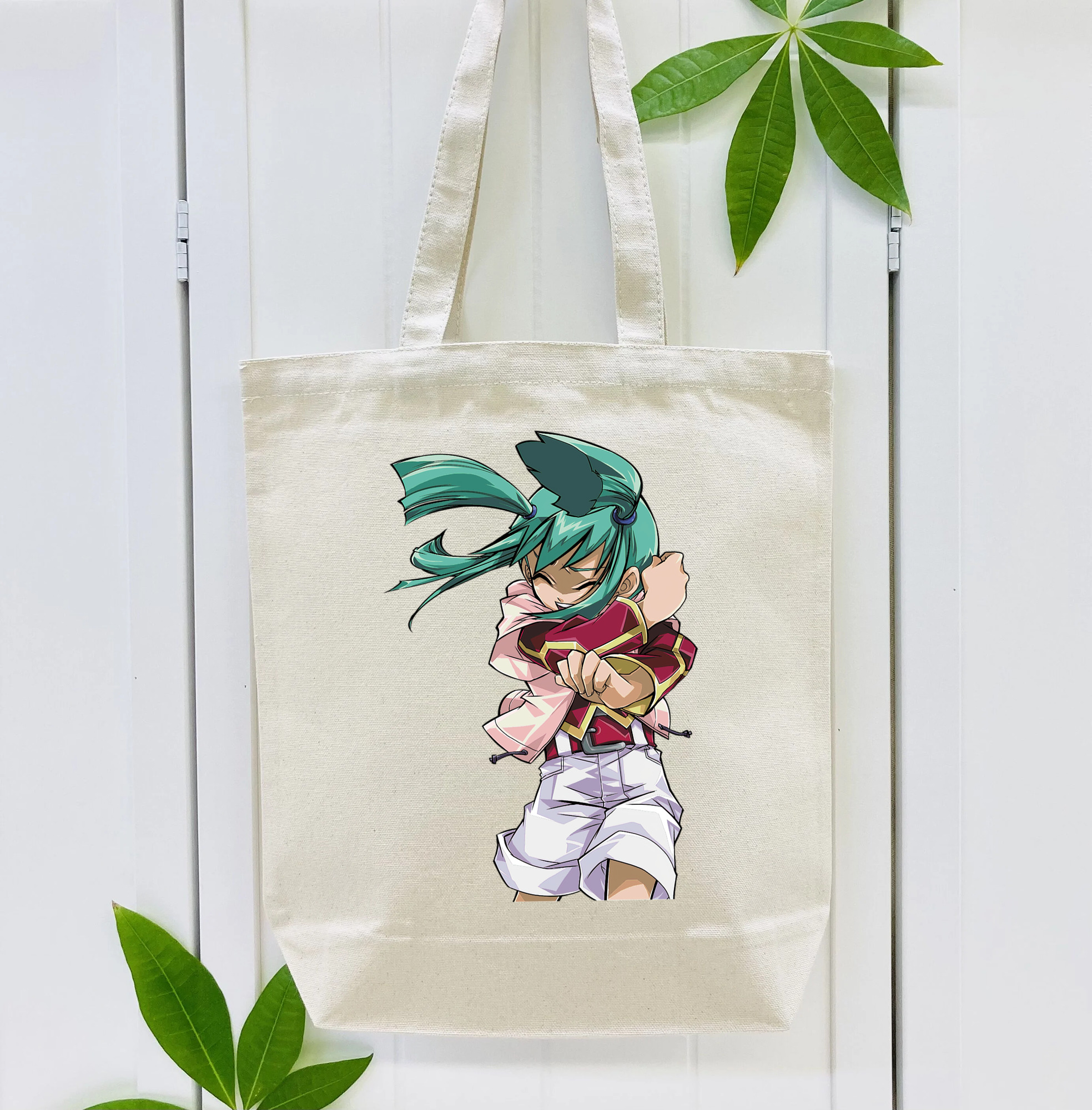 遊☆戯☆王 Yu-Gi-Oh! 縦型キャンバス生地手提げバッグ　トートバッグ