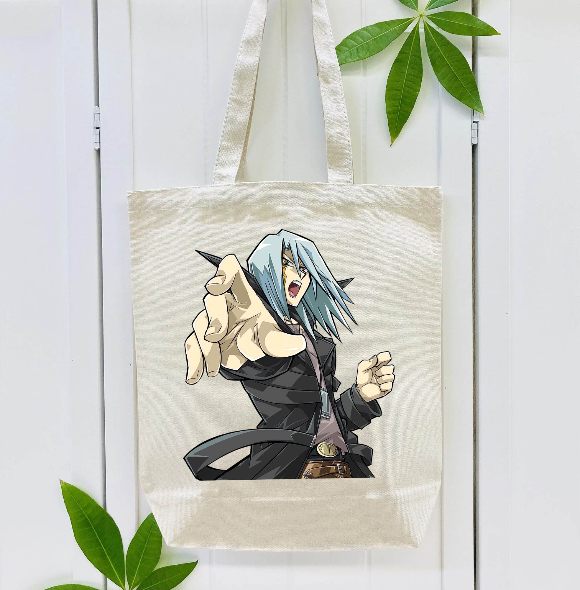 遊☆戯☆王 Yu-Gi-Oh! 縦型キャンバス生地手提げバッグ　トートバッグ