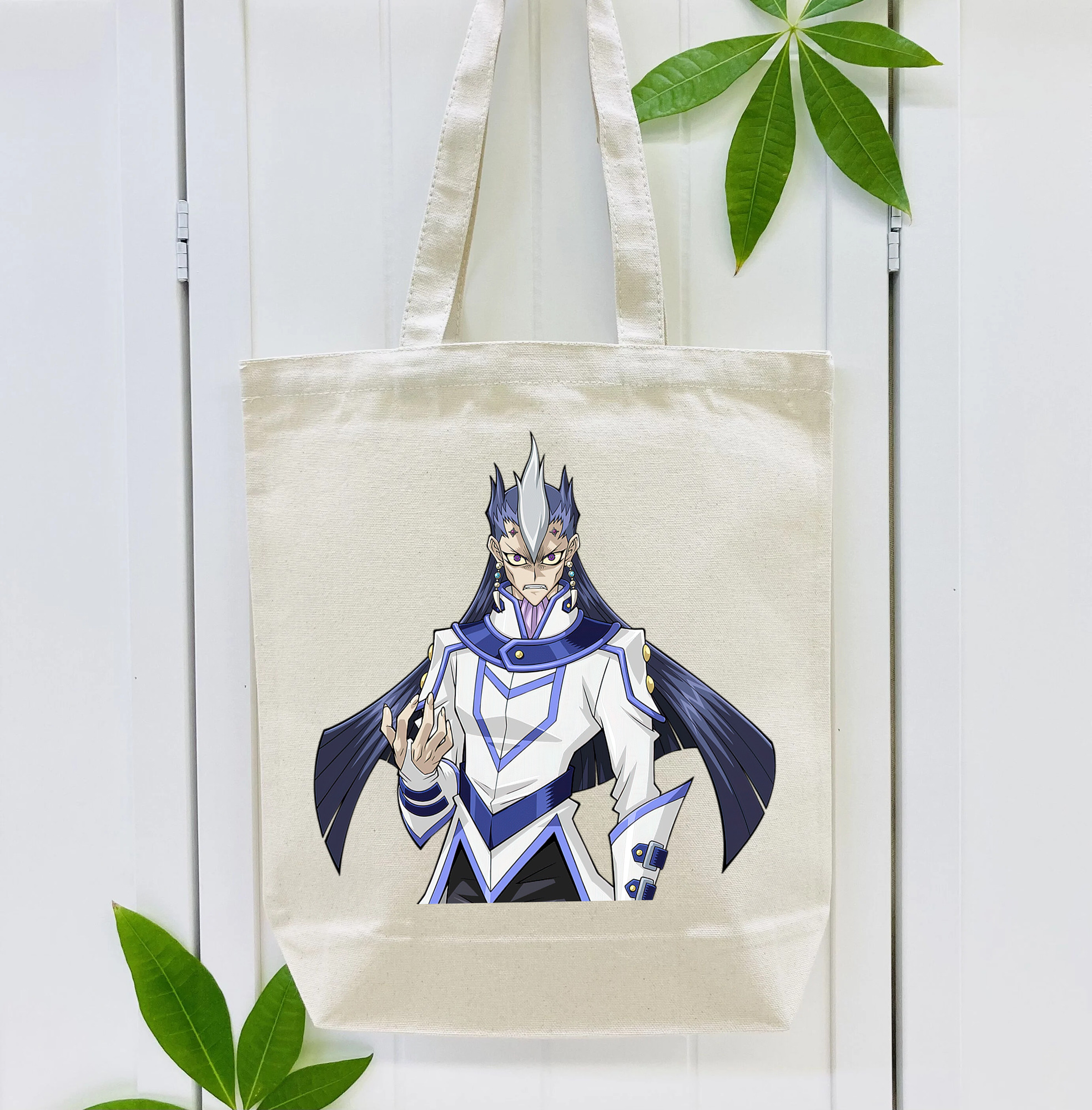 遊☆戯☆王 Yu-Gi-Oh! 縦型キャンバス生地手提げバッグ　トートバッグ