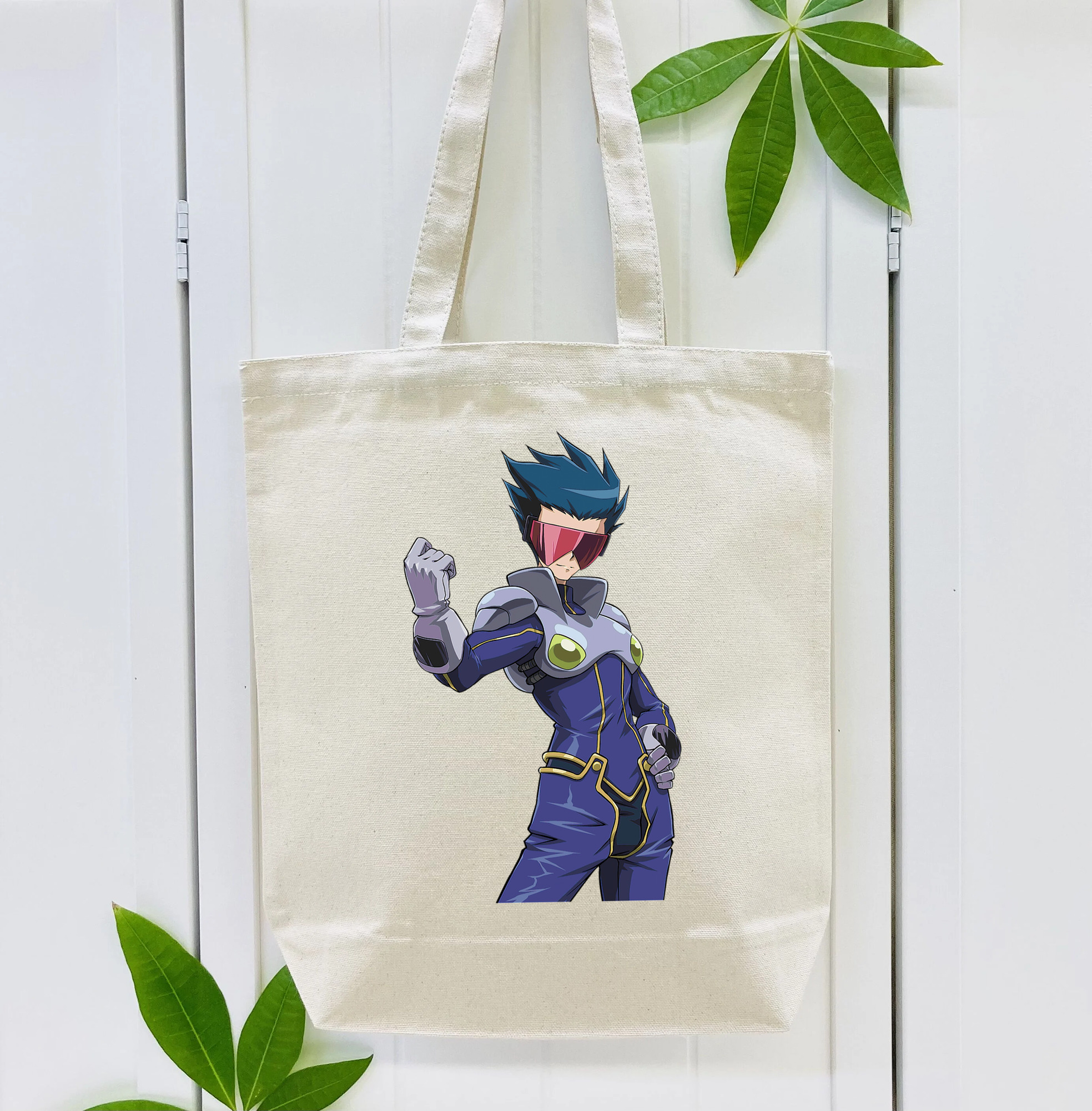 遊☆戯☆王 Yu-Gi-Oh! 縦型キャンバス生地手提げバッグ　トートバッグ