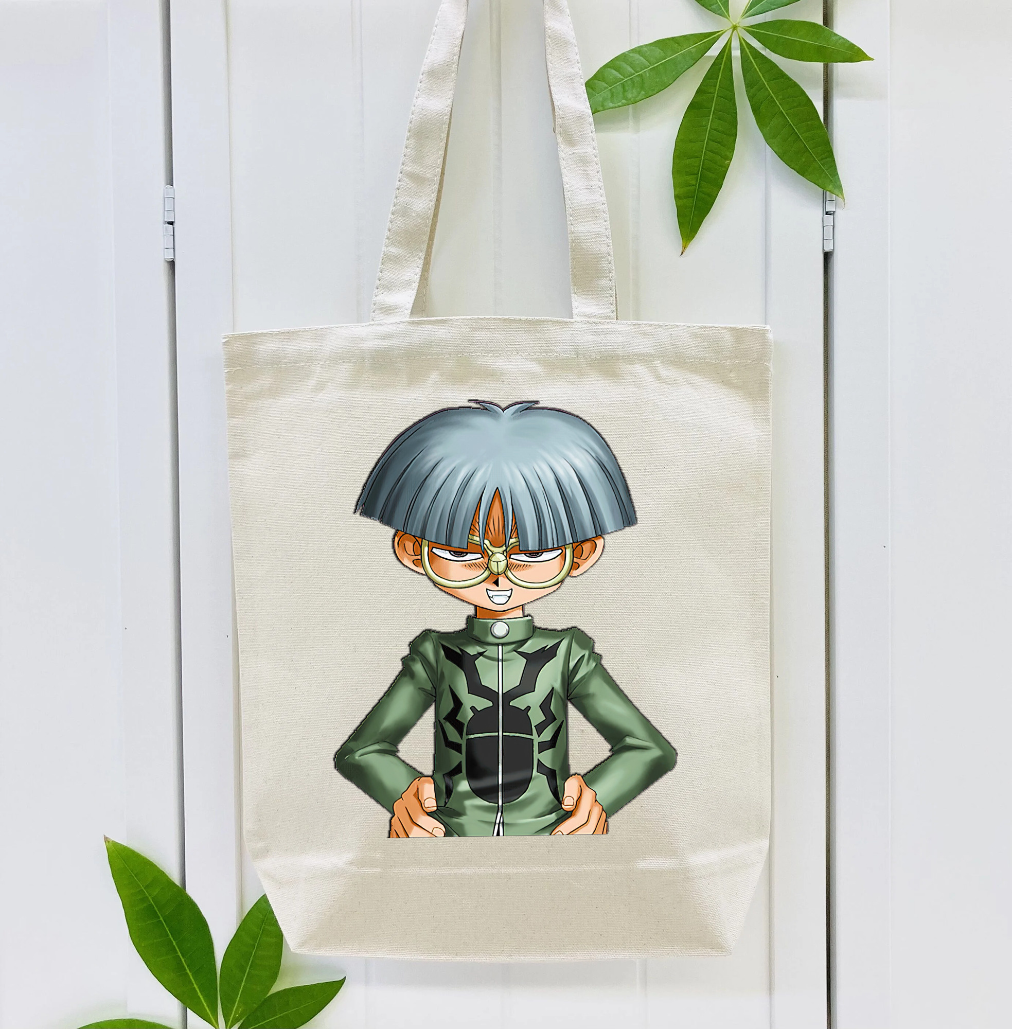 遊☆戯☆王 Yu-Gi-Oh! 縦型キャンバス生地手提げバッグ　トートバッグ