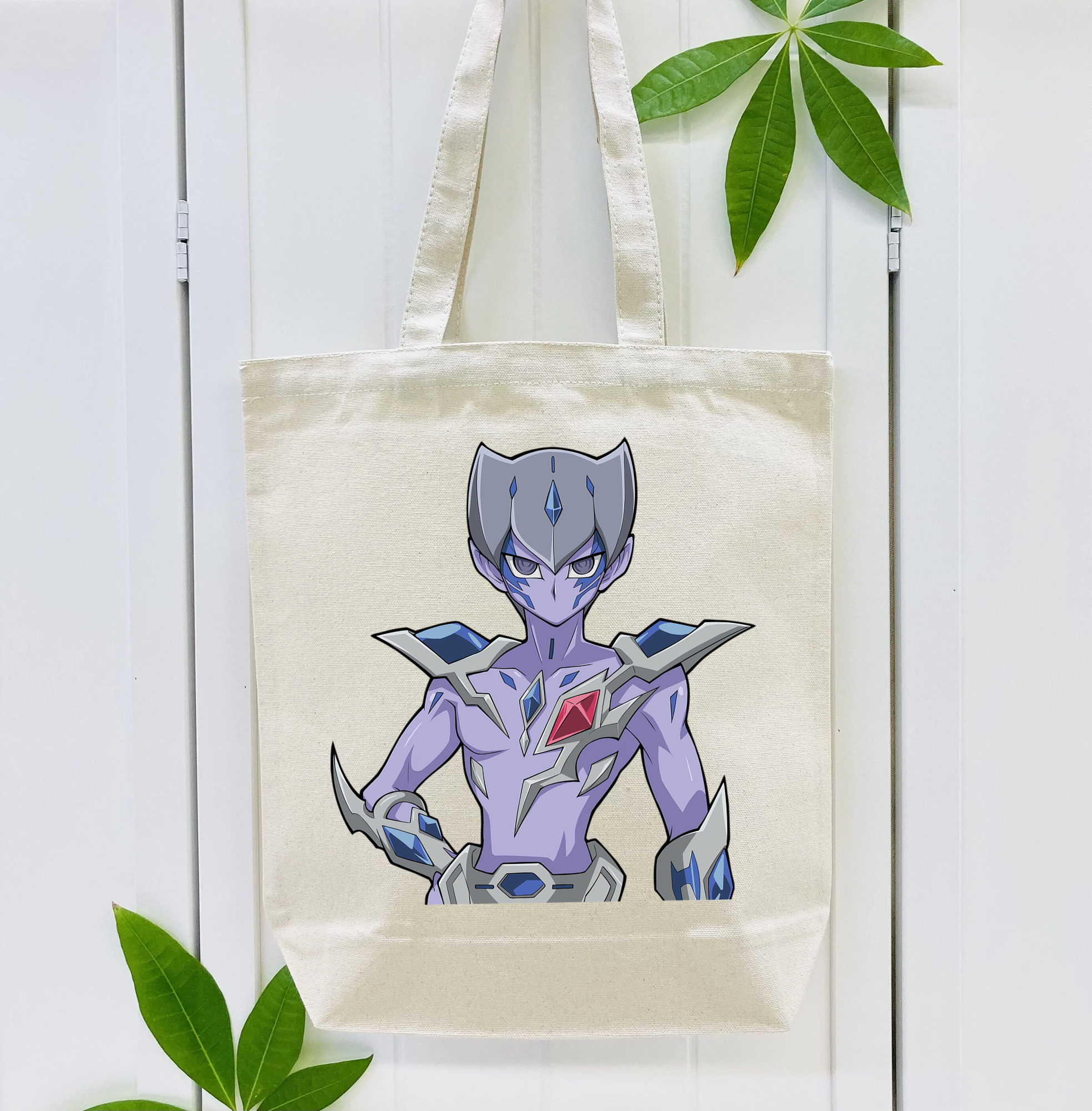 遊☆戯☆王 Yu-Gi-Oh! 縦型キャンバス生地手提げバッグ　トートバッグ