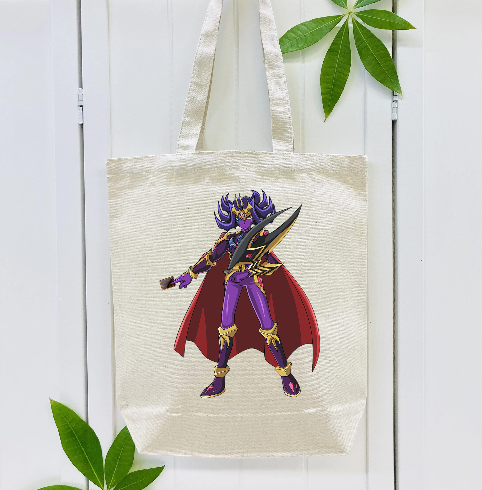 遊☆戯☆王 Yu-Gi-Oh! 縦型キャンバス生地手提げバッグ　トートバッグ