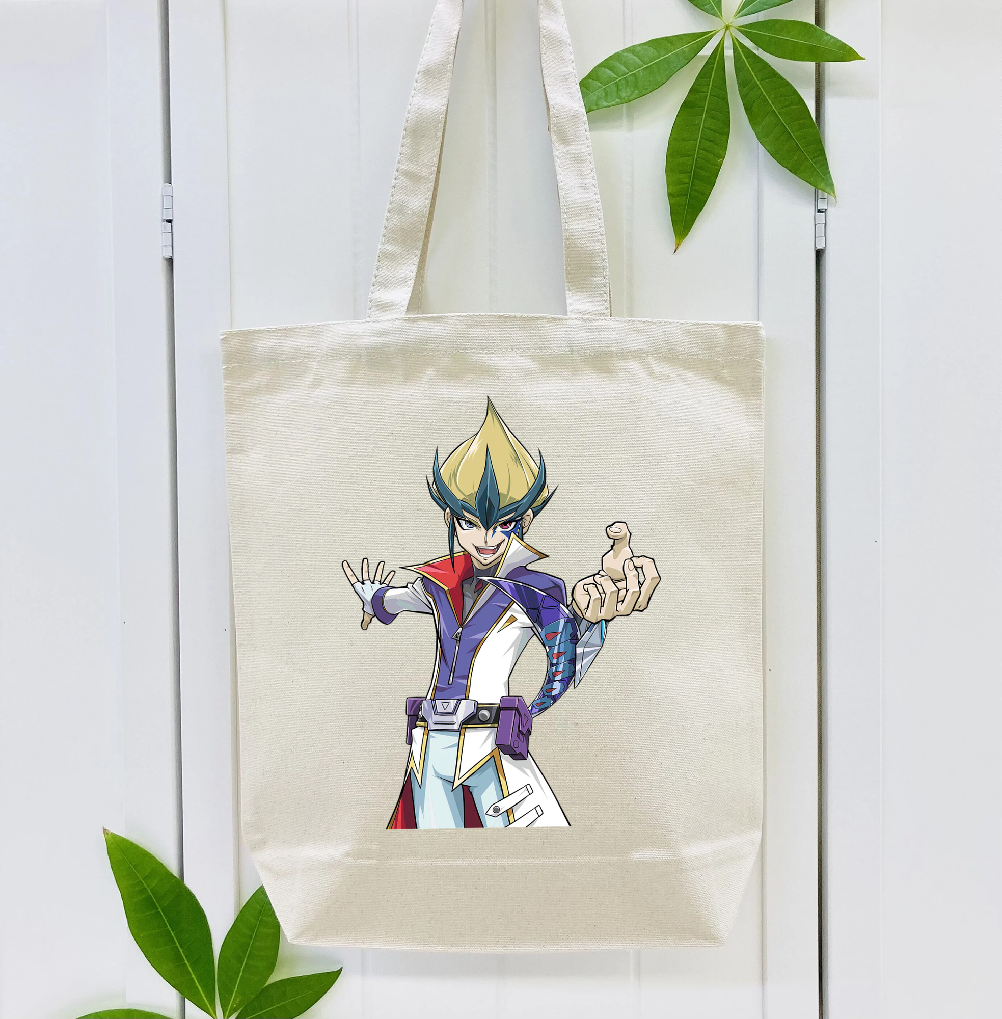 遊☆戯☆王 Yu-Gi-Oh! 縦型キャンバス生地手提げバッグ　トートバッグ