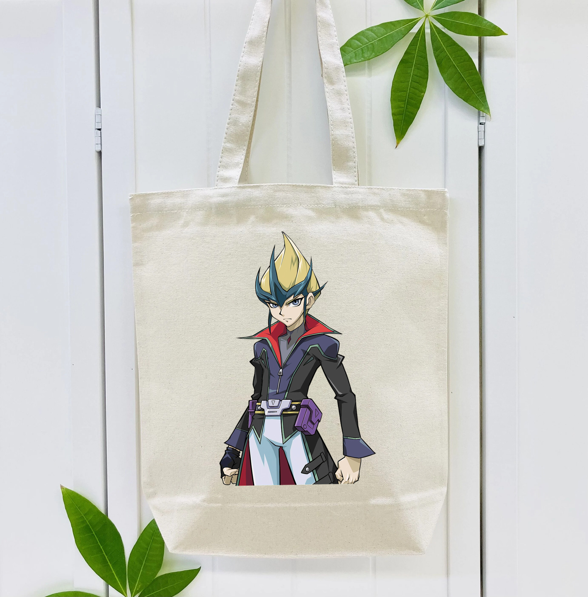 遊☆戯☆王 Yu-Gi-Oh! 縦型キャンバス生地手提げバッグ　トートバッグ