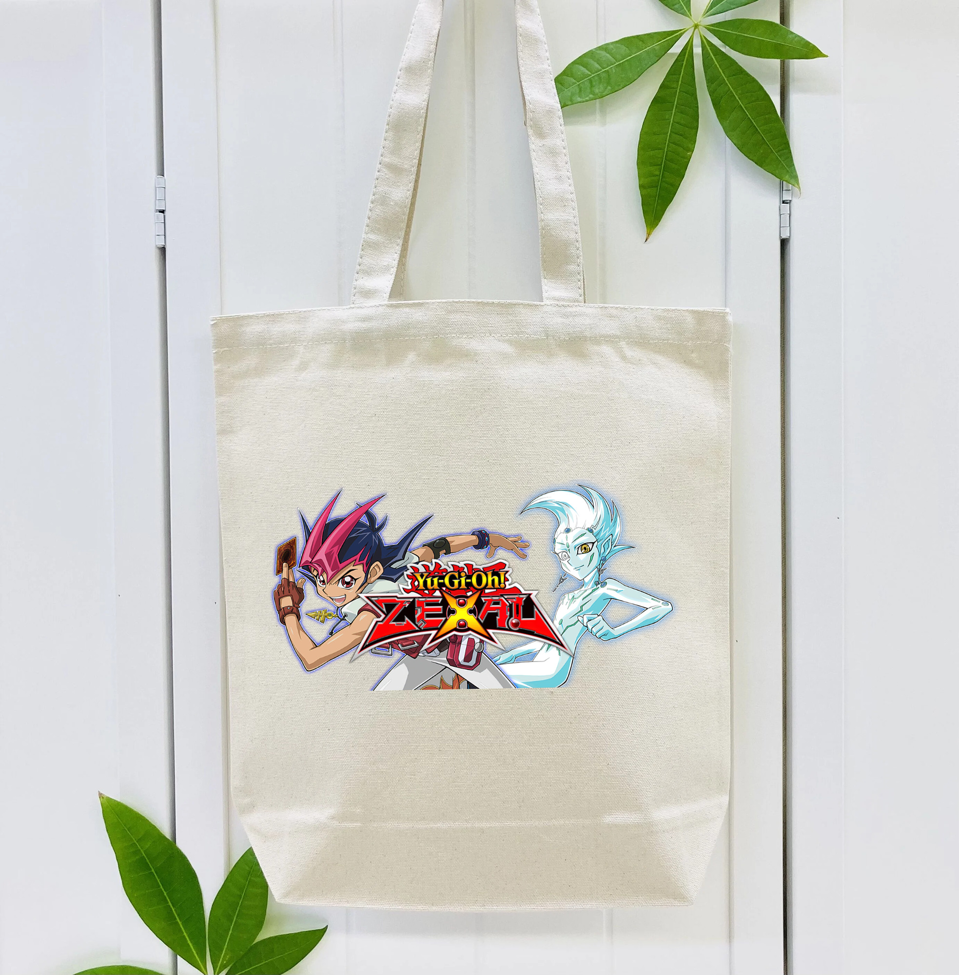 遊☆戯☆王 Yu-Gi-Oh! 縦型キャンバス生地手提げバッグ　トートバッグ