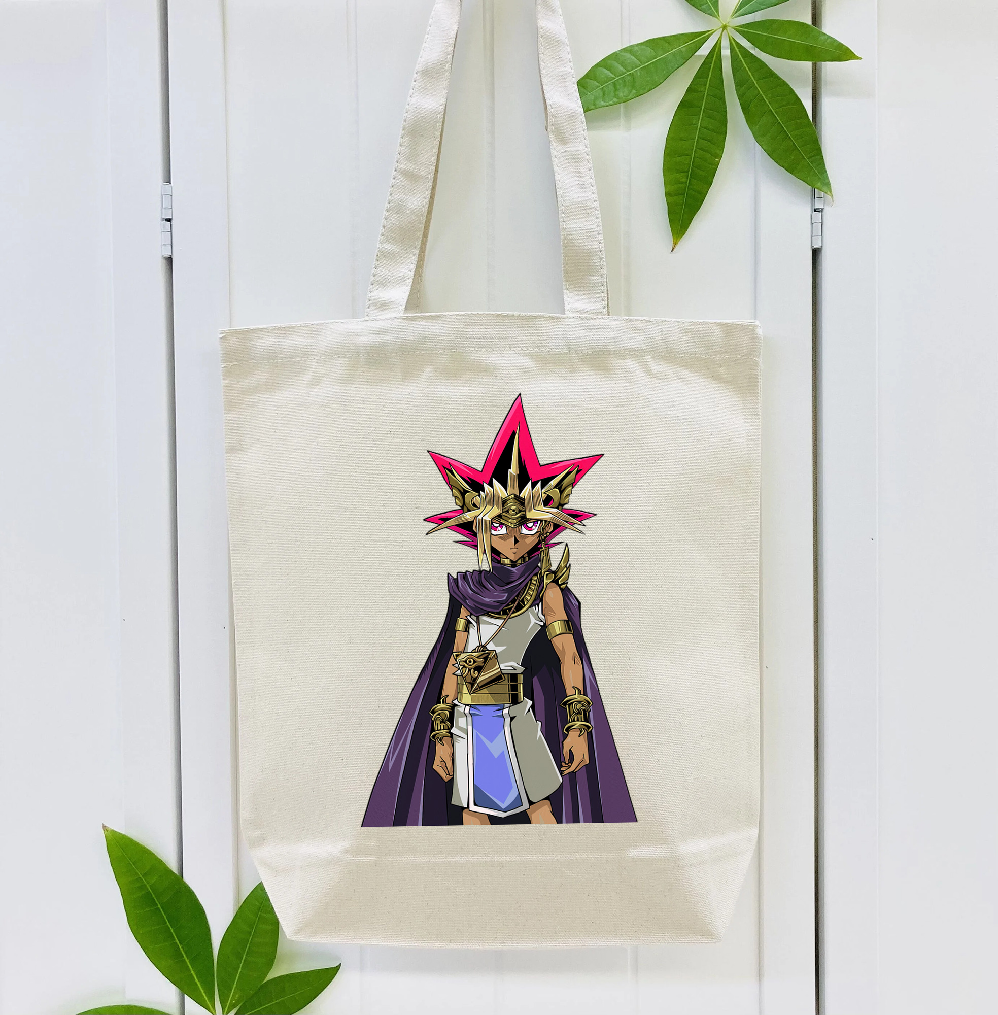 遊☆戯☆王 Yu-Gi-Oh! 縦型キャンバス生地手提げバッグ　トートバッグ