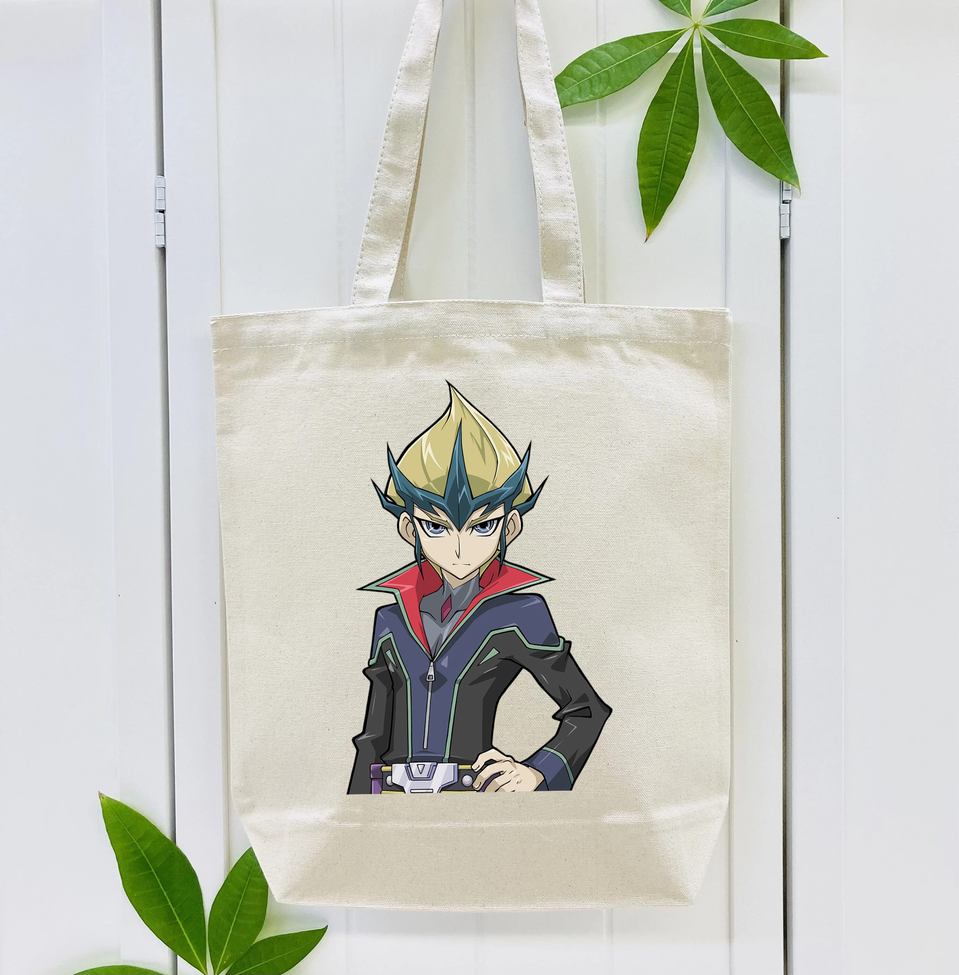 遊☆戯☆王 Yu-Gi-Oh! 縦型キャンバス生地手提げバッグ　トートバッグ