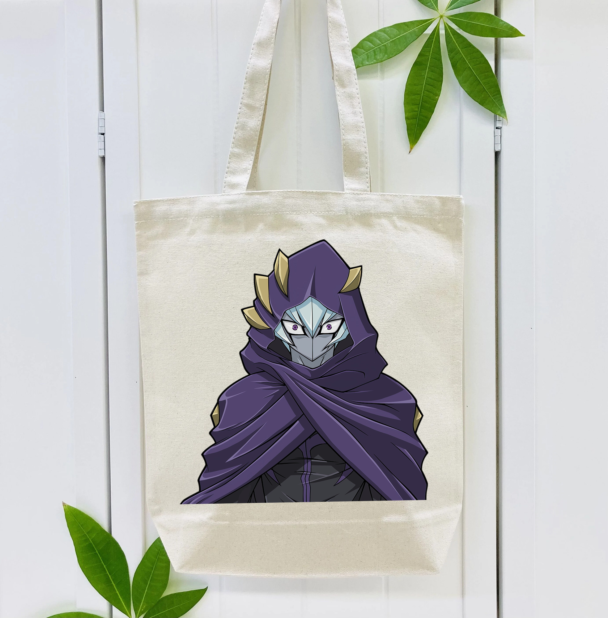 遊☆戯☆王 Yu-Gi-Oh! 縦型キャンバス生地手提げバッグ　トートバッグ