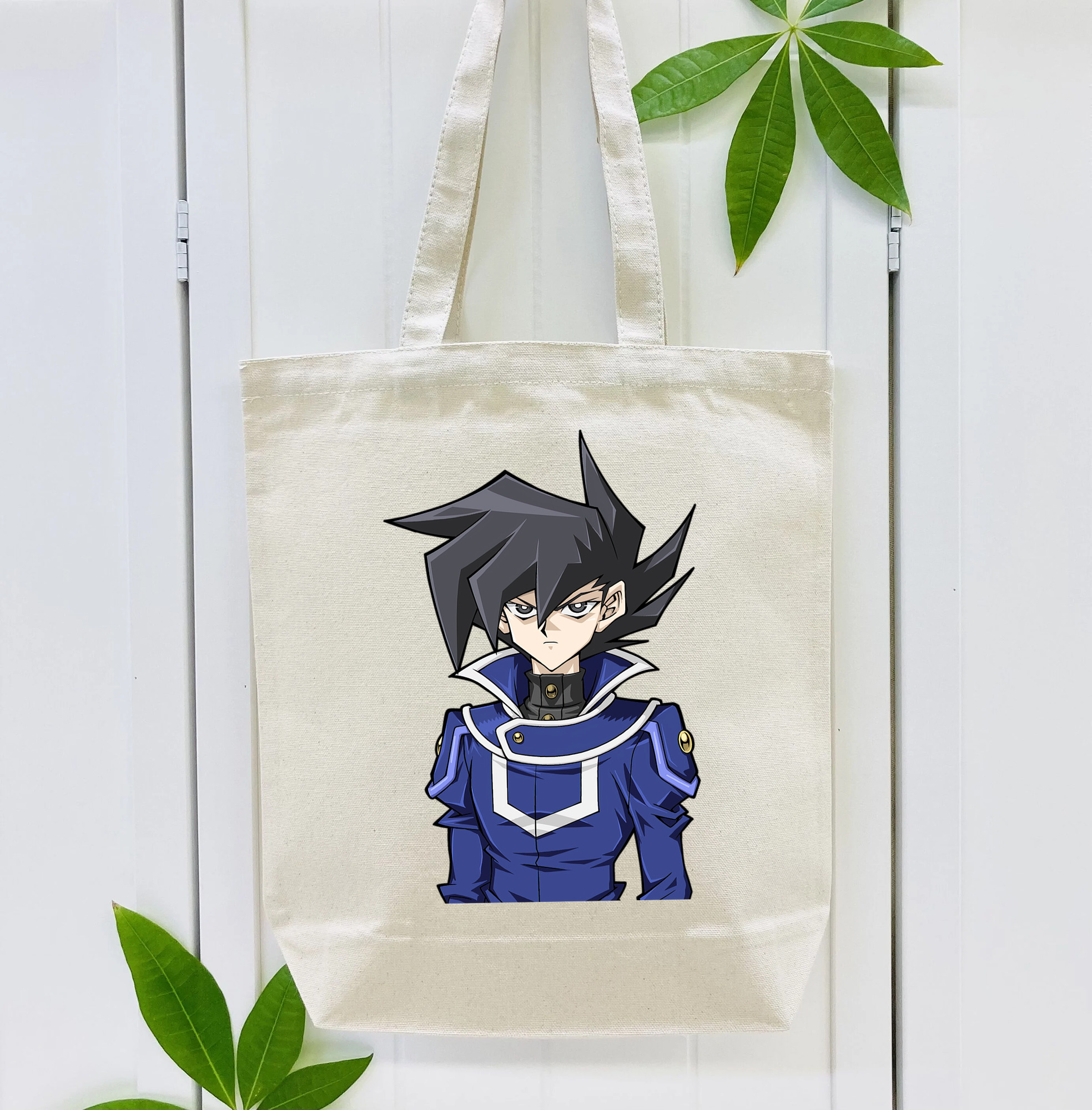 遊☆戯☆王 Yu-Gi-Oh! 縦型キャンバス生地手提げバッグ　トートバッグ