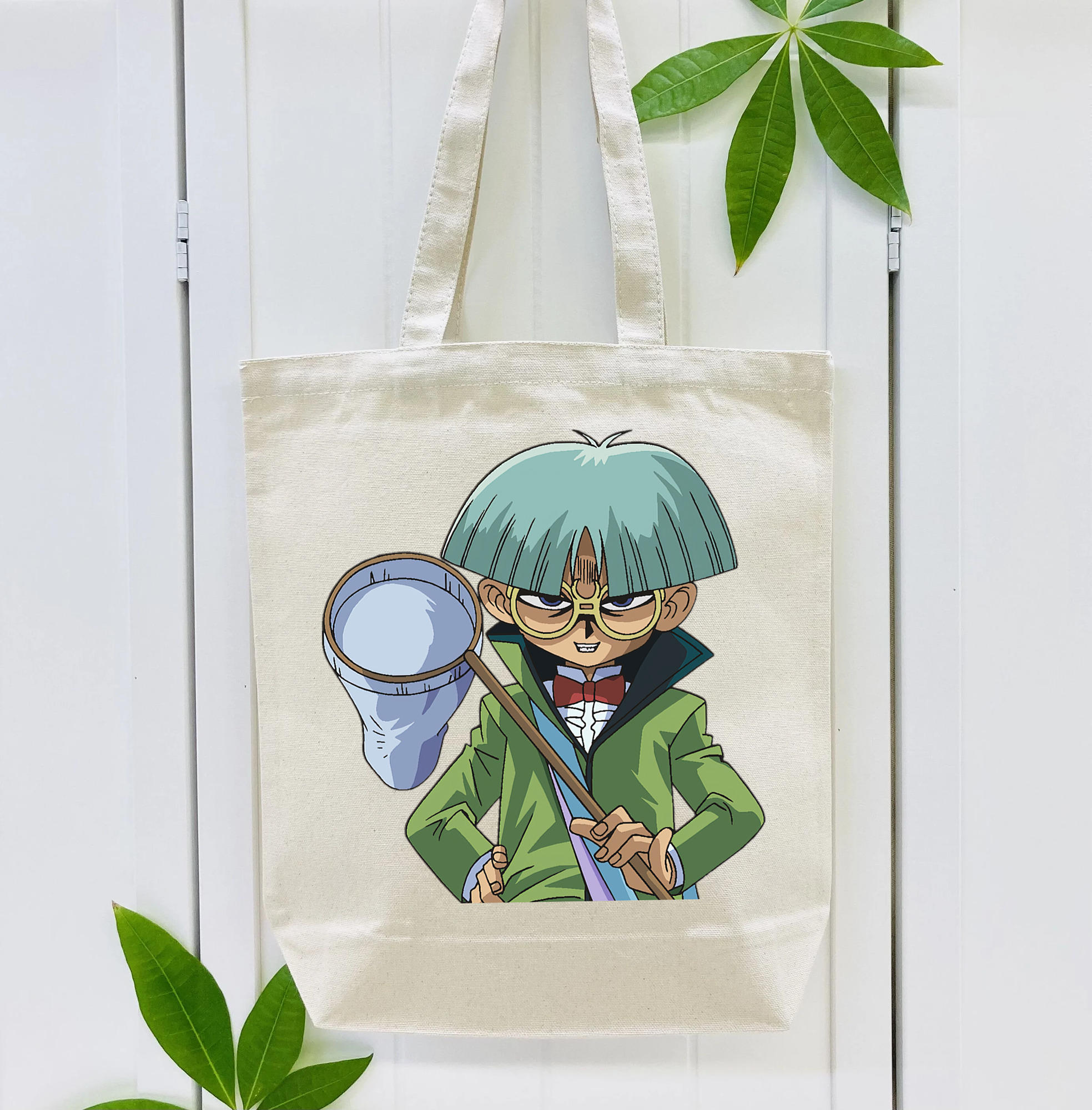 遊☆戯☆王 Yu-Gi-Oh! 縦型キャンバス生地手提げバッグ　トートバッグ