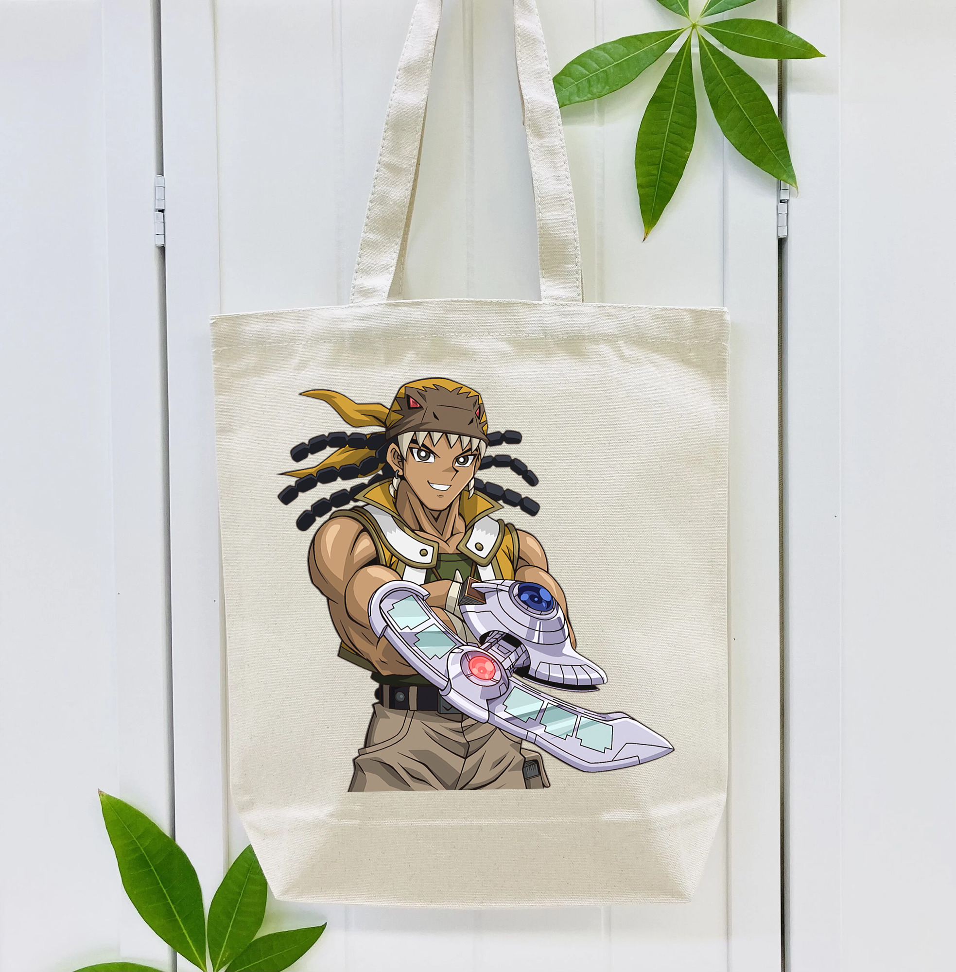 遊☆戯☆王 Yu-Gi-Oh! 縦型キャンバス生地手提げバッグ　トートバッグ