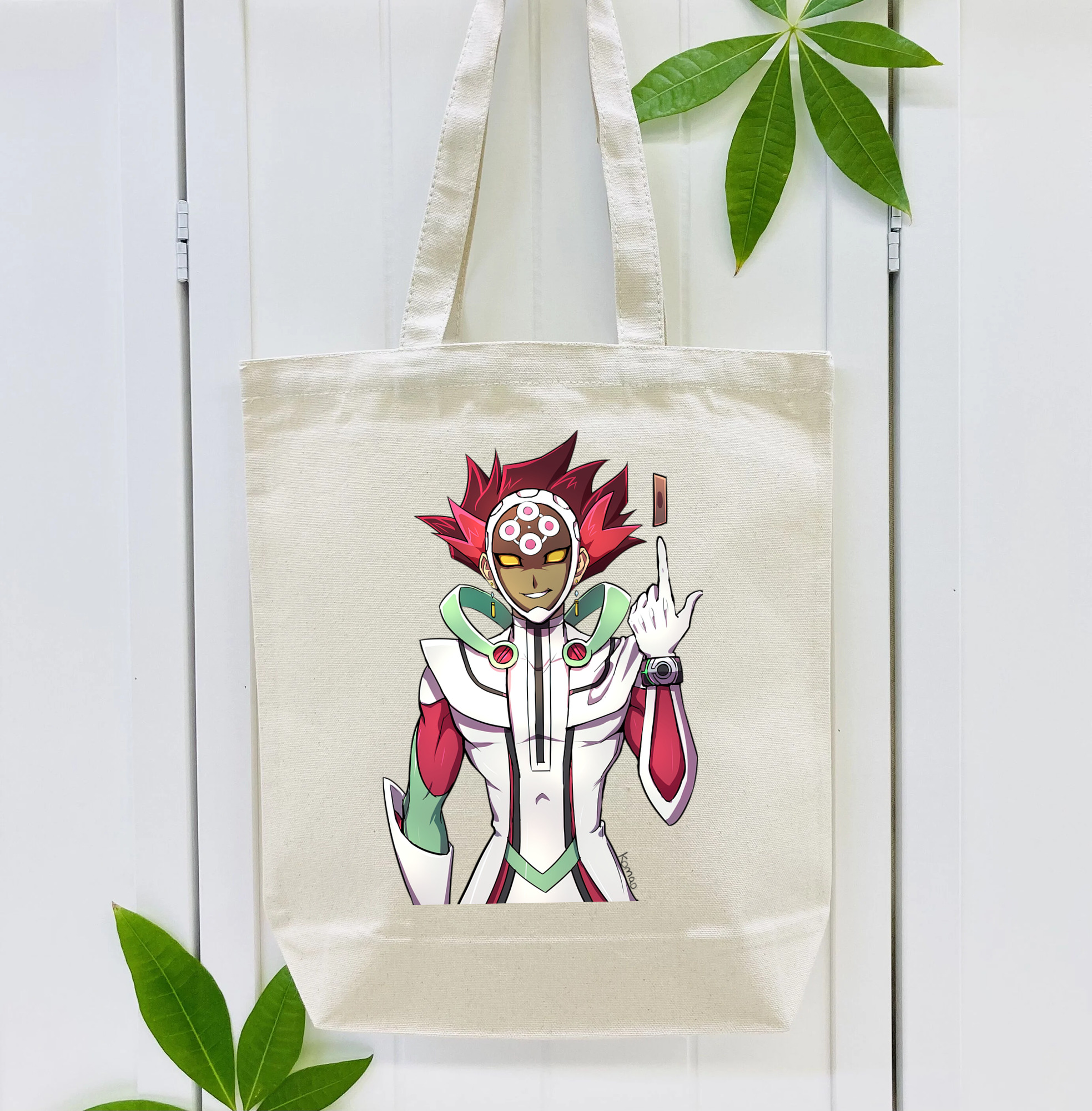 遊☆戯☆王 Yu-Gi-Oh! 縦型キャンバス生地手提げバッグ　トートバッグ