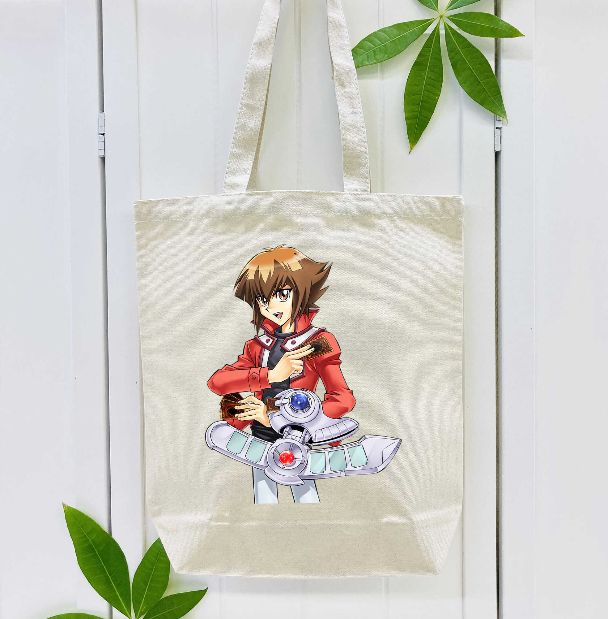 遊☆戯☆王 Yu-Gi-Oh! 縦型キャンバス生地手提げバッグ　トートバッグ