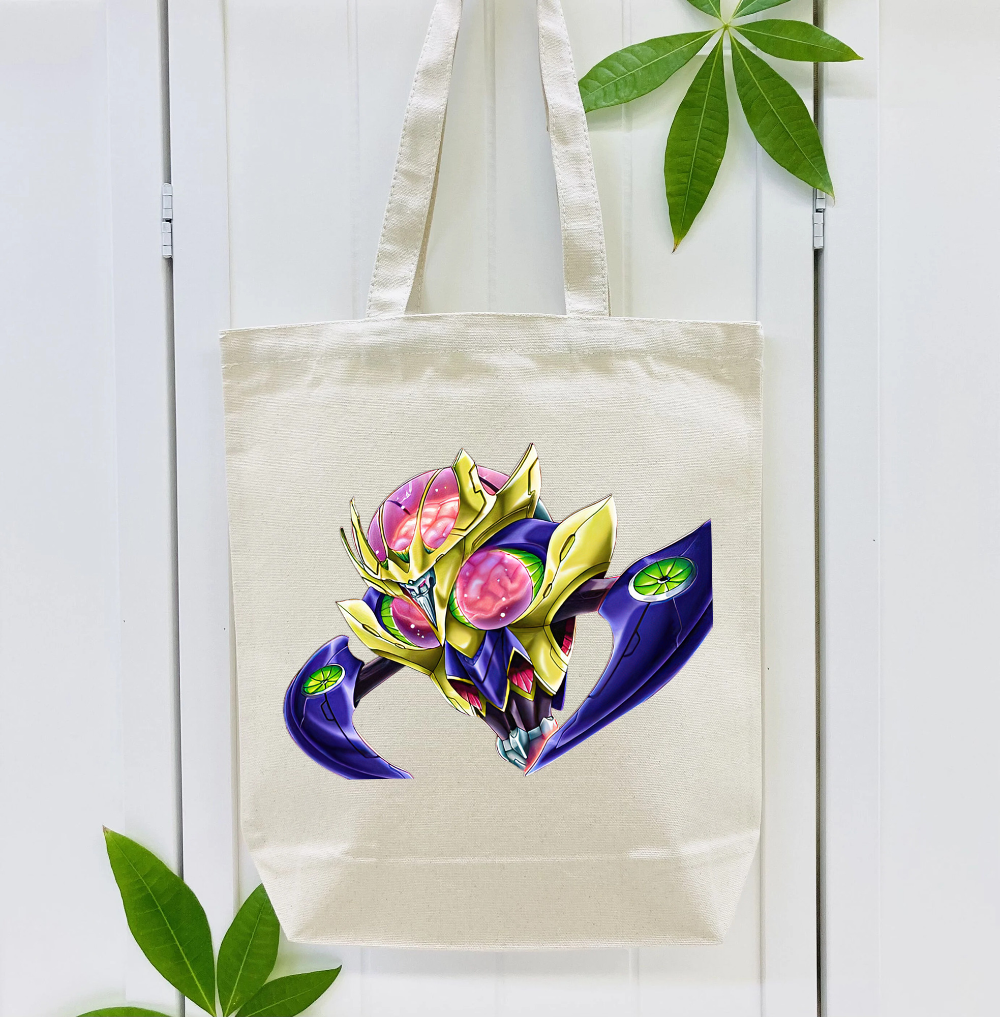 遊☆戯☆王 Yu-Gi-Oh! 縦型キャンバス生地手提げバッグ　トートバッグ