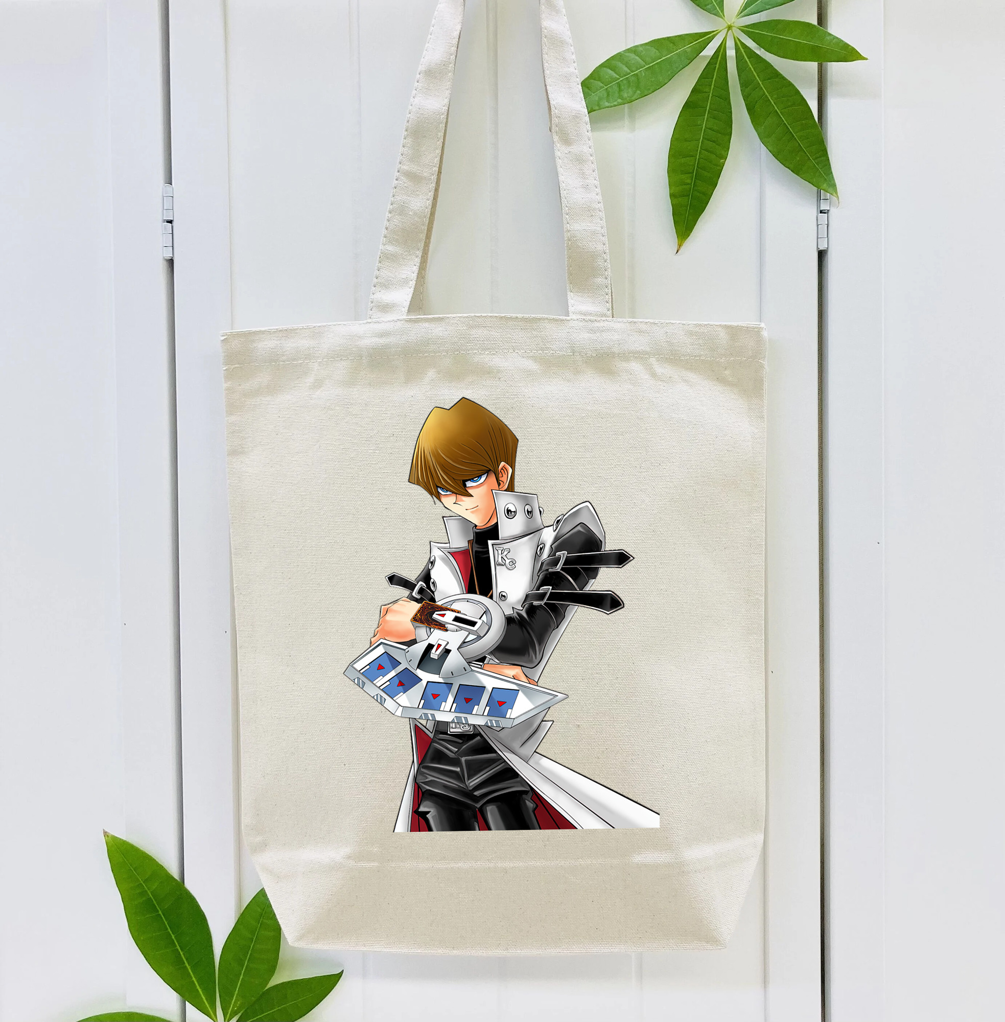 遊☆戯☆王 Yu-Gi-Oh! 縦型キャンバス生地手提げバッグ　トートバッグ