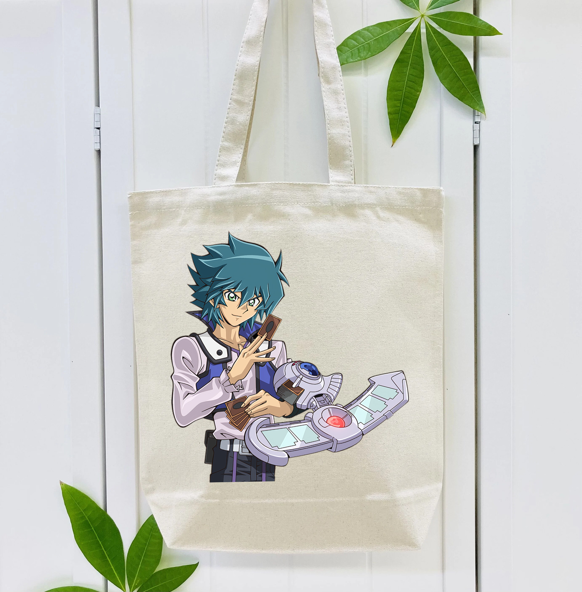 遊☆戯☆王 Yu-Gi-Oh! 縦型キャンバス生地手提げバッグ　トートバッグ