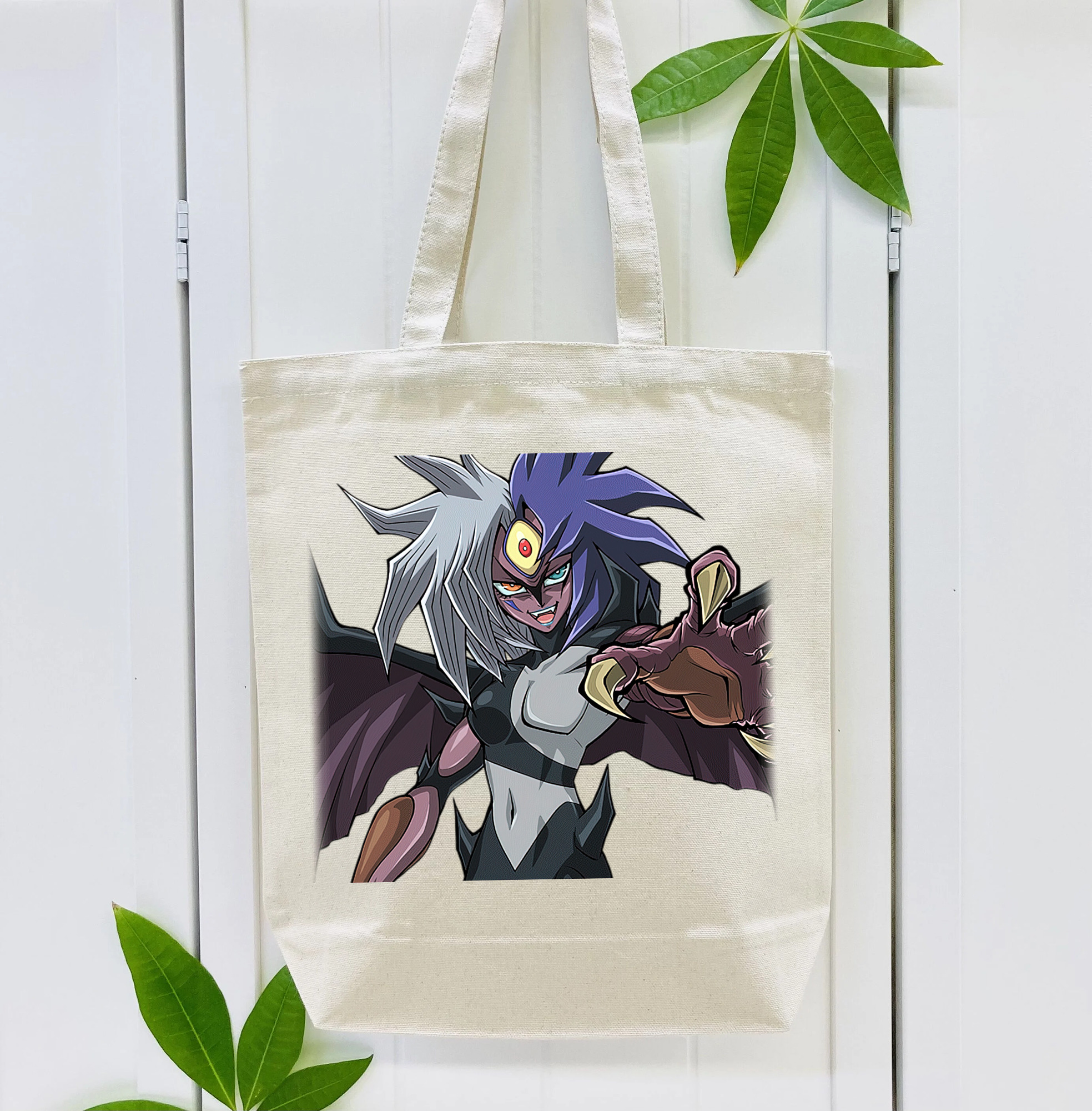 遊☆戯☆王 Yu-Gi-Oh! 縦型キャンバス生地手提げバッグ　トートバッグ
