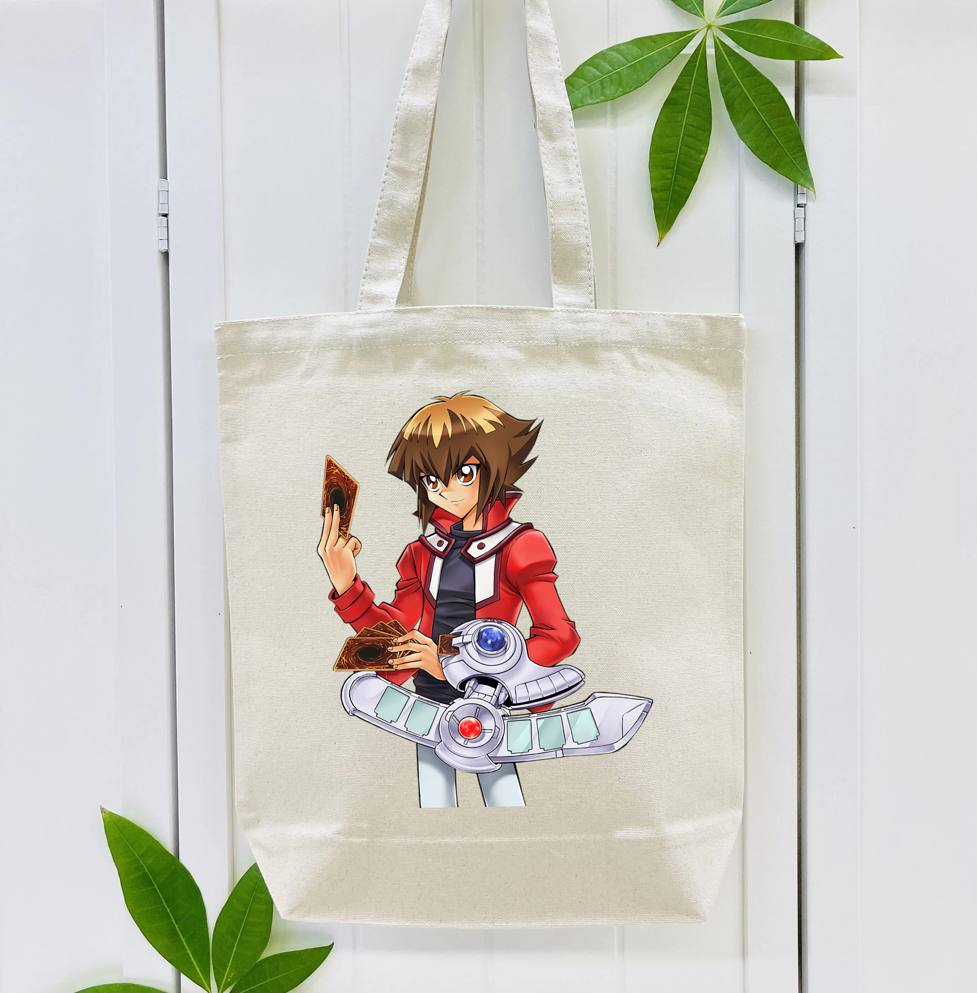 遊☆戯☆王 Yu-Gi-Oh! 縦型キャンバス生地手提げバッグ　トートバッグ