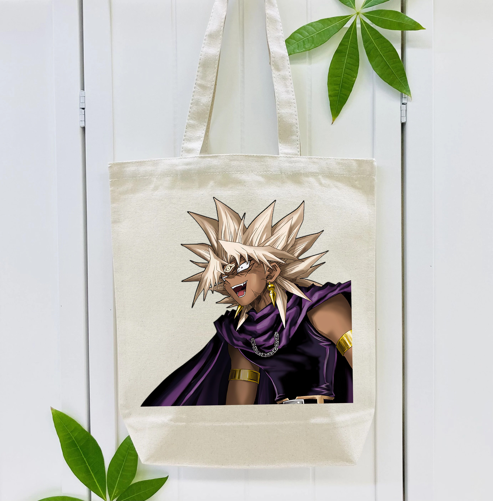 遊☆戯☆王 Yu-Gi-Oh! 縦型キャンバス生地手提げバッグ　トートバッグ
