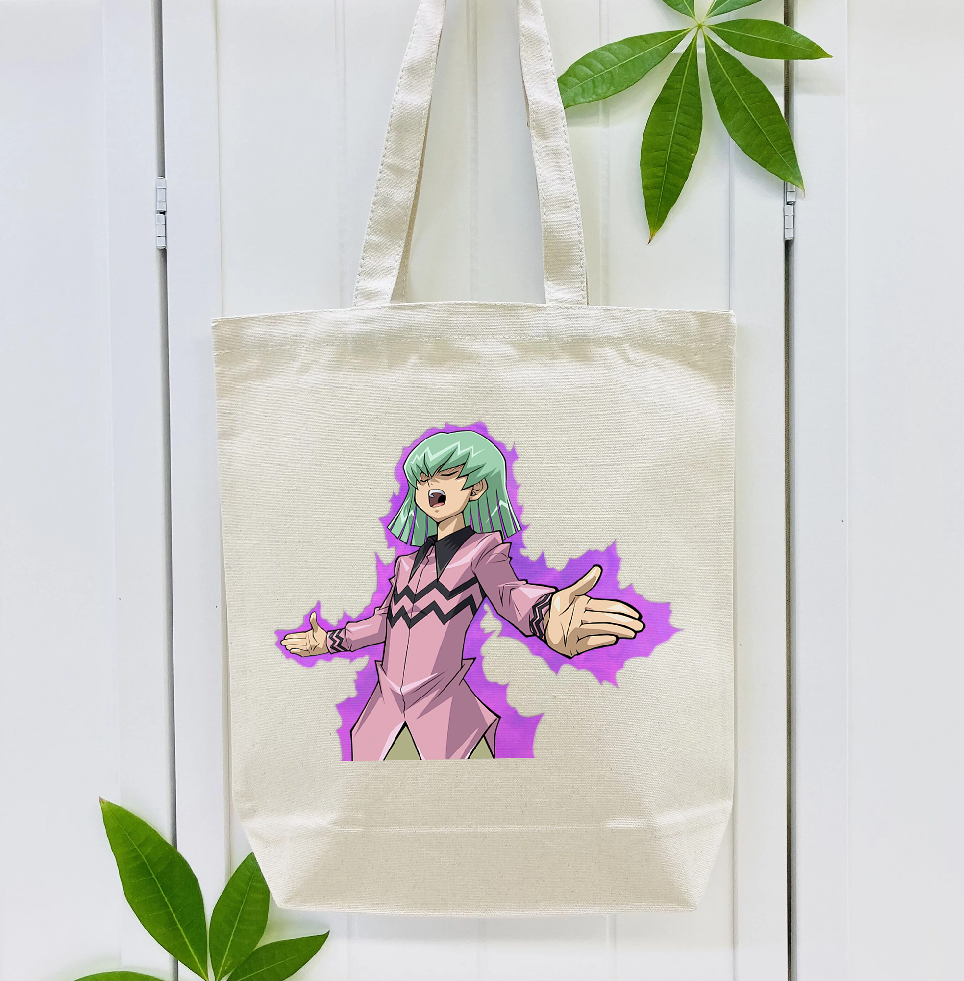 遊☆戯☆王 Yu-Gi-Oh! 縦型キャンバス生地手提げバッグ　トートバッグ