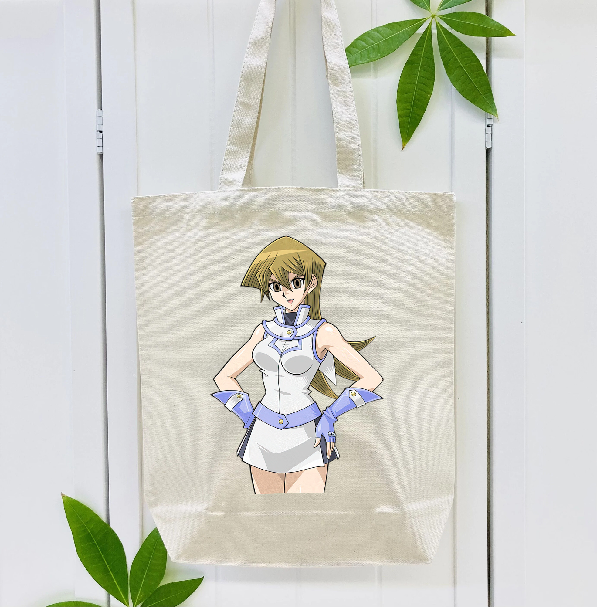 遊☆戯☆王 Yu-Gi-Oh! 縦型キャンバス生地手提げバッグ　トートバッグ