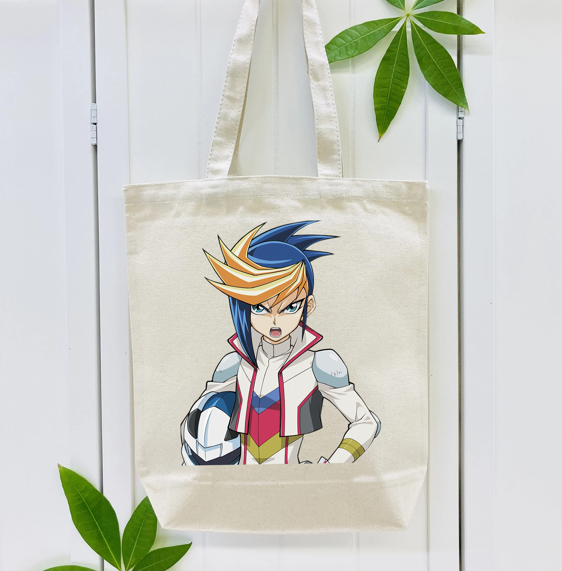 遊☆戯☆王 Yu-Gi-Oh! 縦型キャンバス生地手提げバッグ　トートバッグ