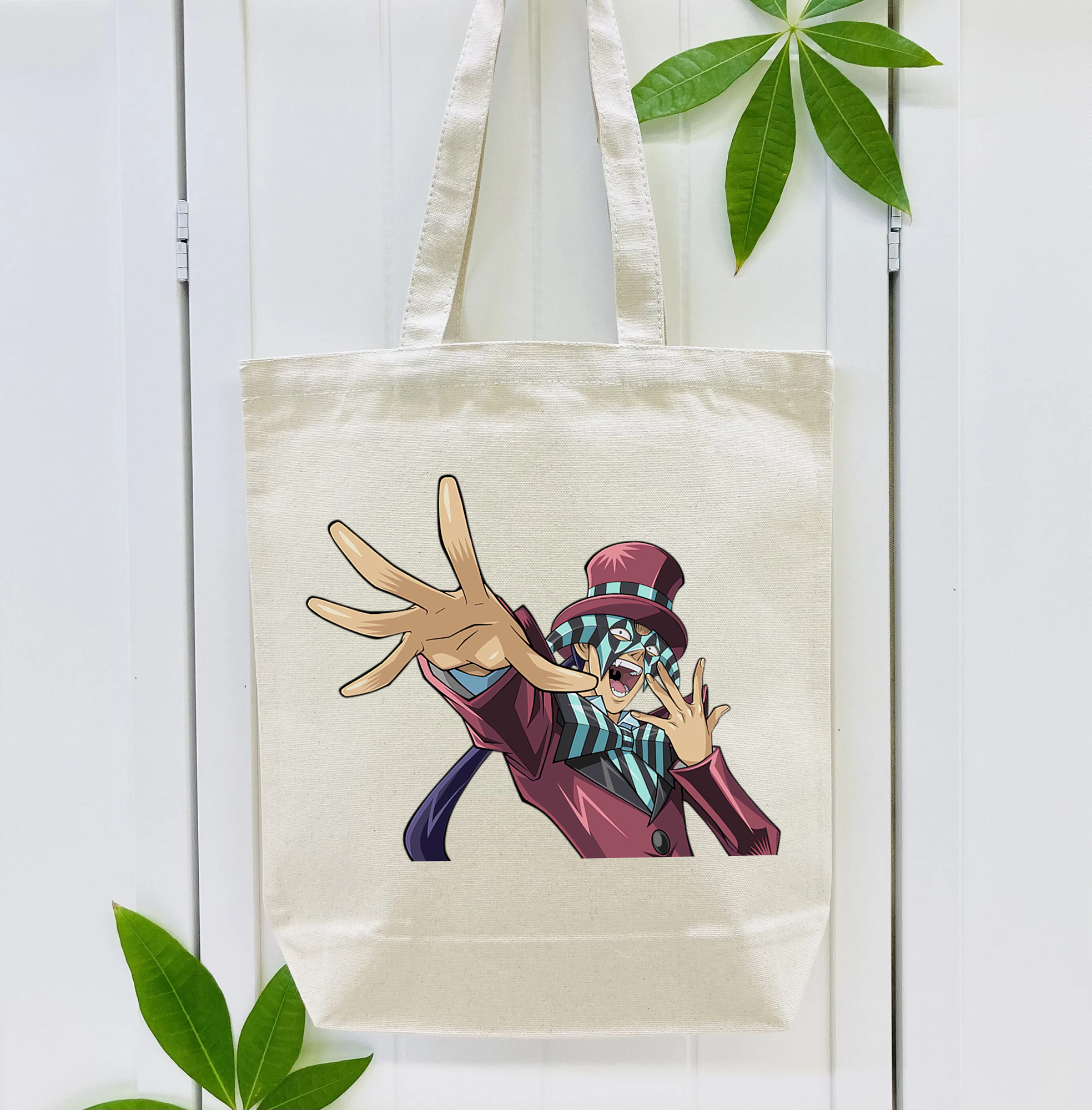 遊☆戯☆王 Yu-Gi-Oh! 縦型キャンバス生地手提げバッグ　トートバッグ
