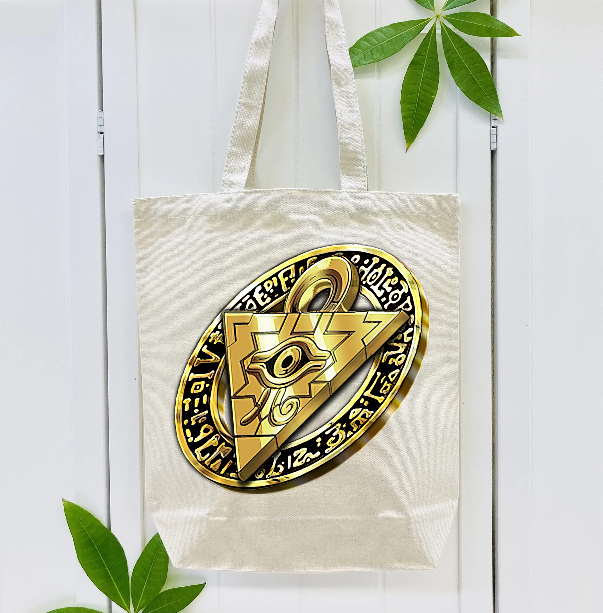 遊☆戯☆王 Yu-Gi-Oh! 縦型キャンバス生地手提げバッグ　トートバッグ