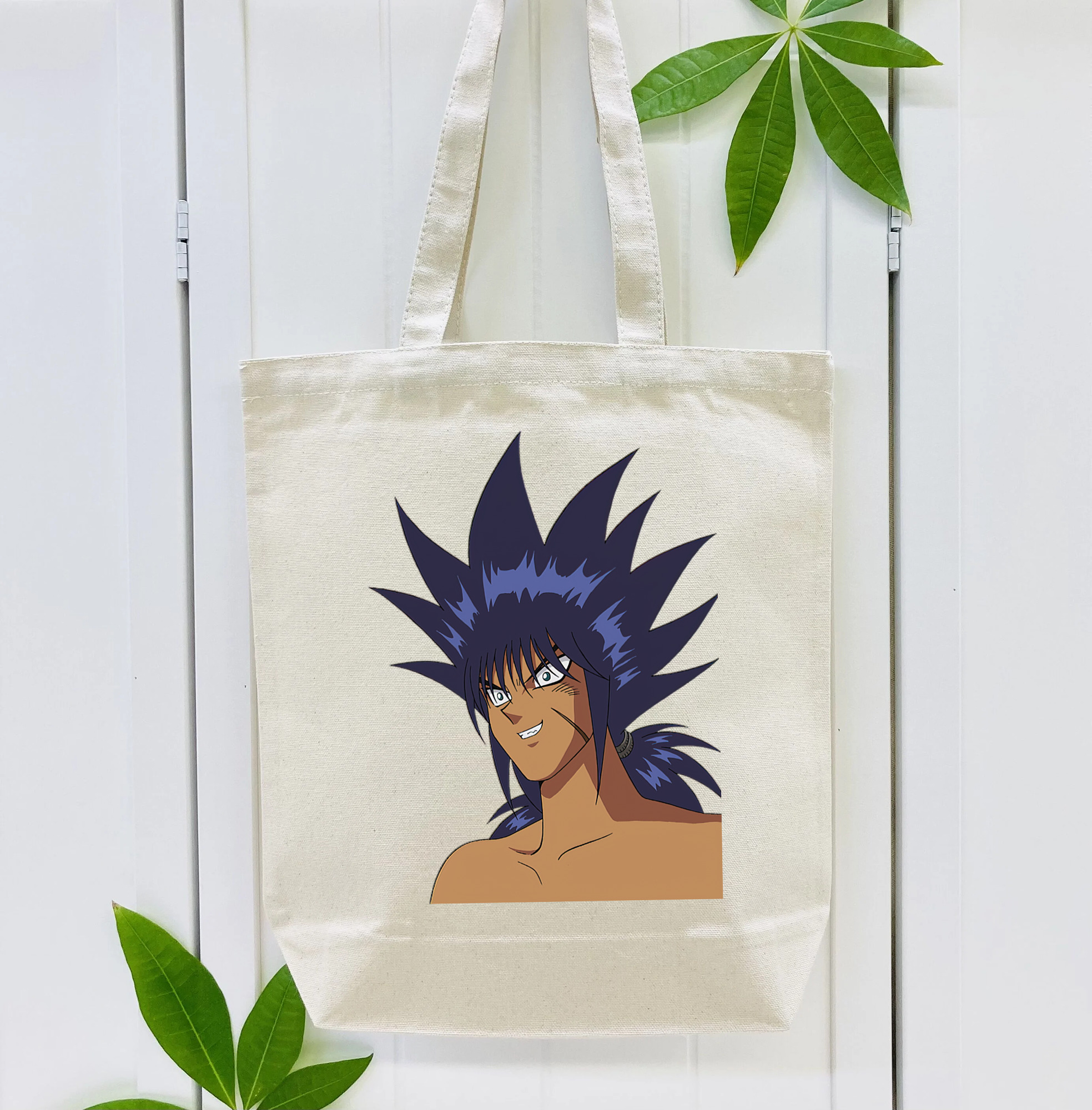 遊☆戯☆王 Yu-Gi-Oh! 縦型キャンバス生地手提げバッグ　トートバッグ