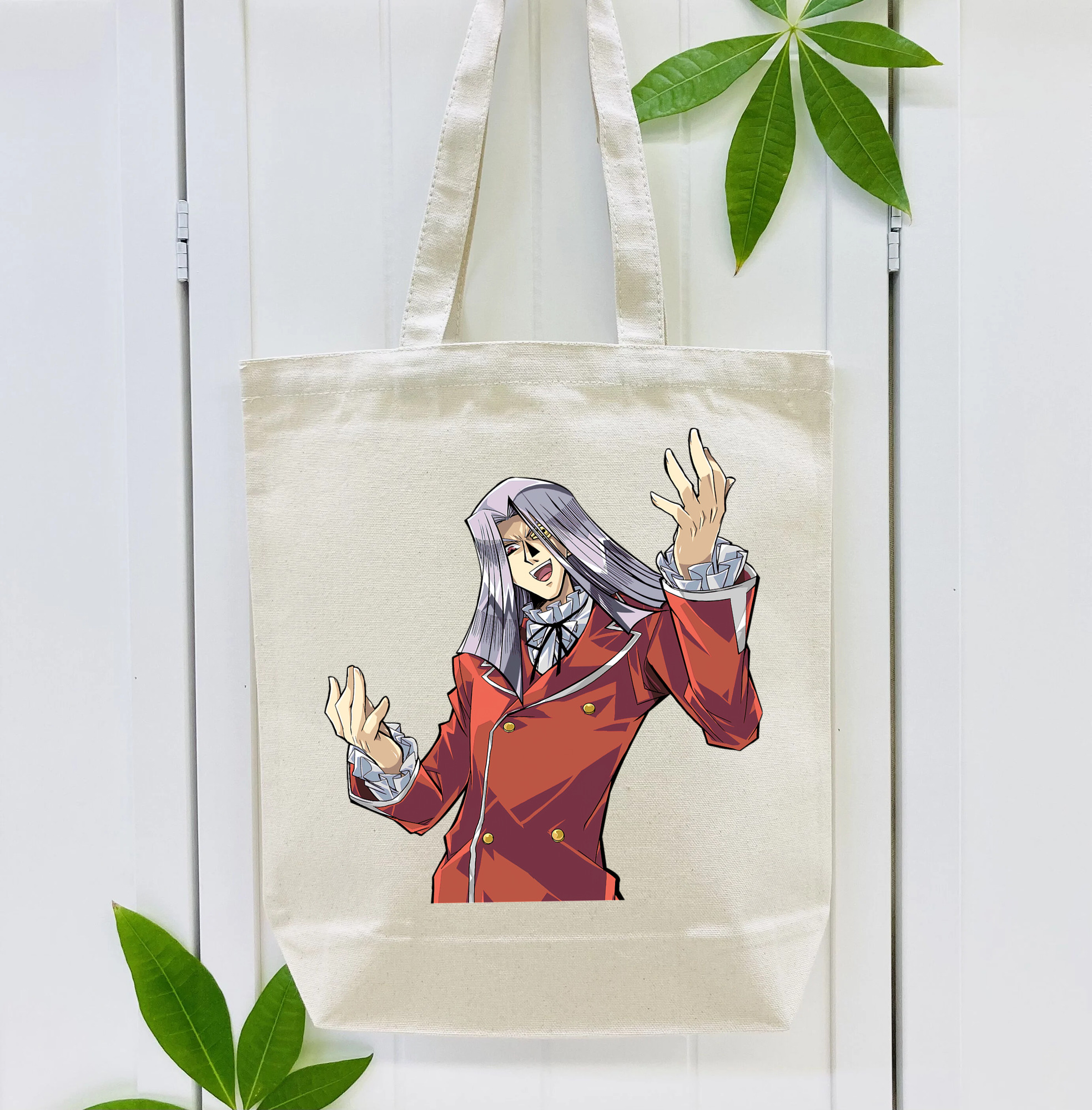 遊☆戯☆王 Yu-Gi-Oh! 縦型キャンバス生地手提げバッグ　トートバッグ