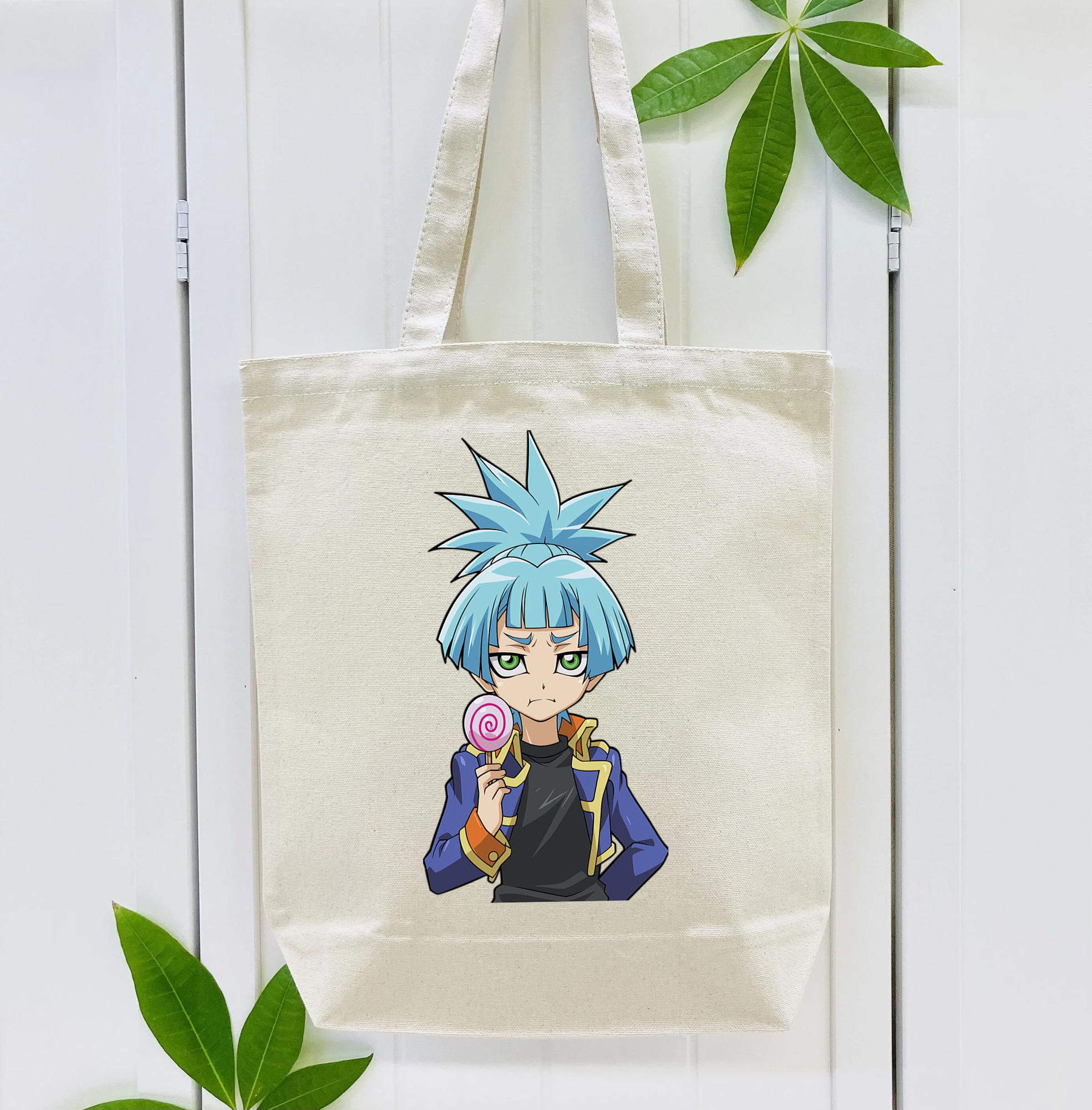 遊☆戯☆王 Yu-Gi-Oh! 縦型キャンバス生地手提げバッグ　トートバッグ
