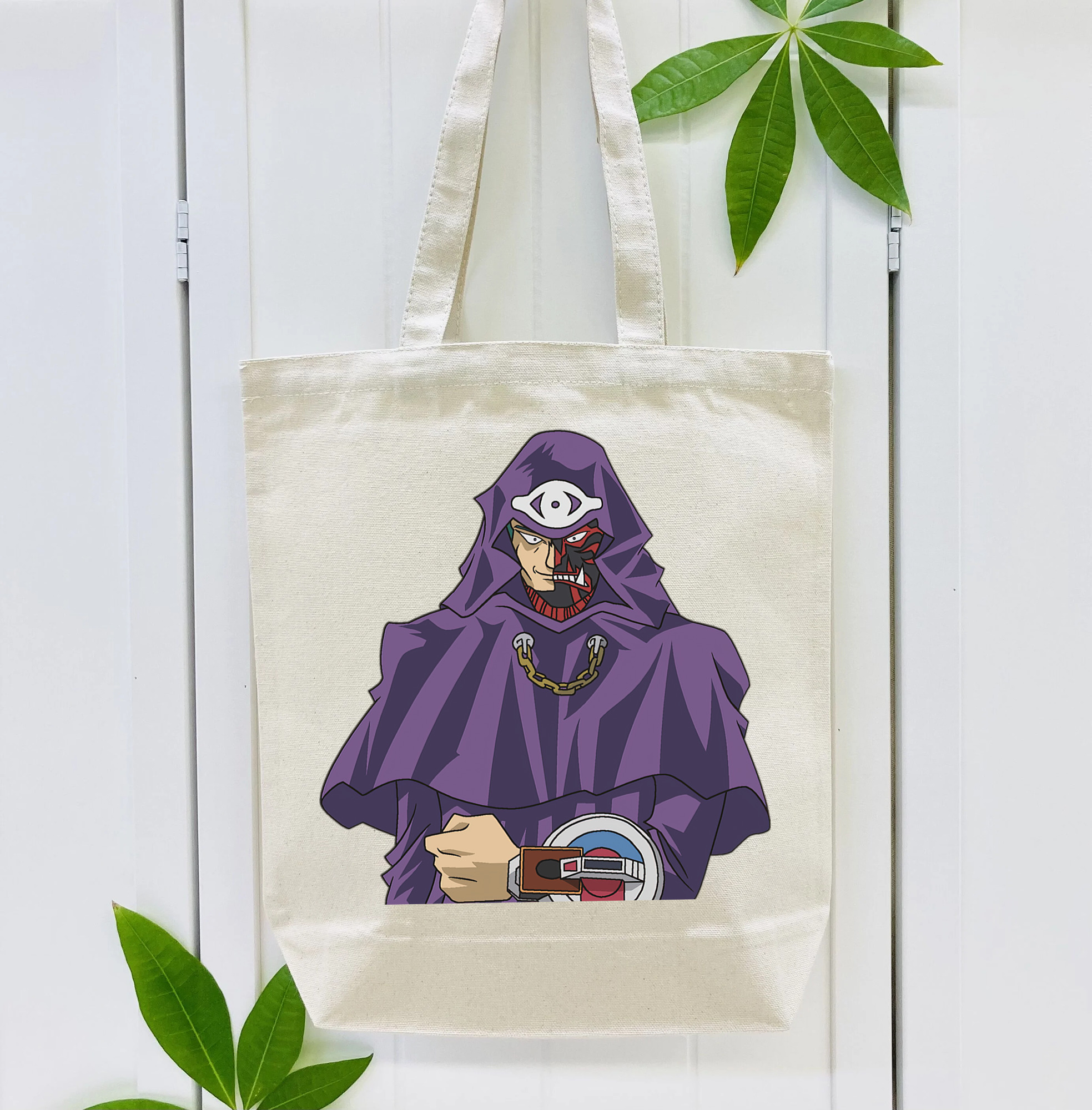 遊☆戯☆王 Yu-Gi-Oh! 縦型キャンバス生地手提げバッグ　トートバッグ