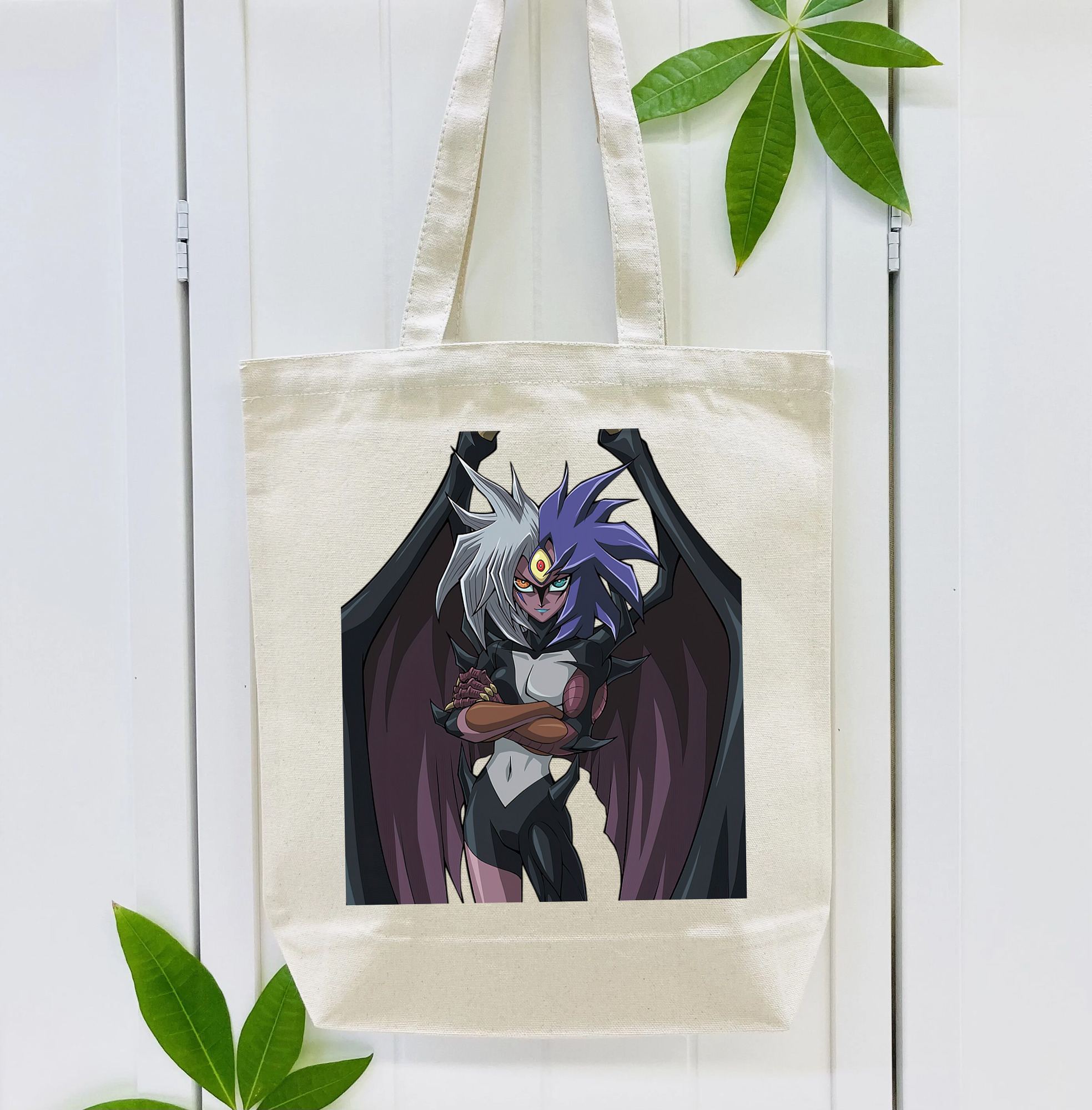 遊☆戯☆王 Yu-Gi-Oh! 縦型キャンバス生地手提げバッグ　トートバッグ