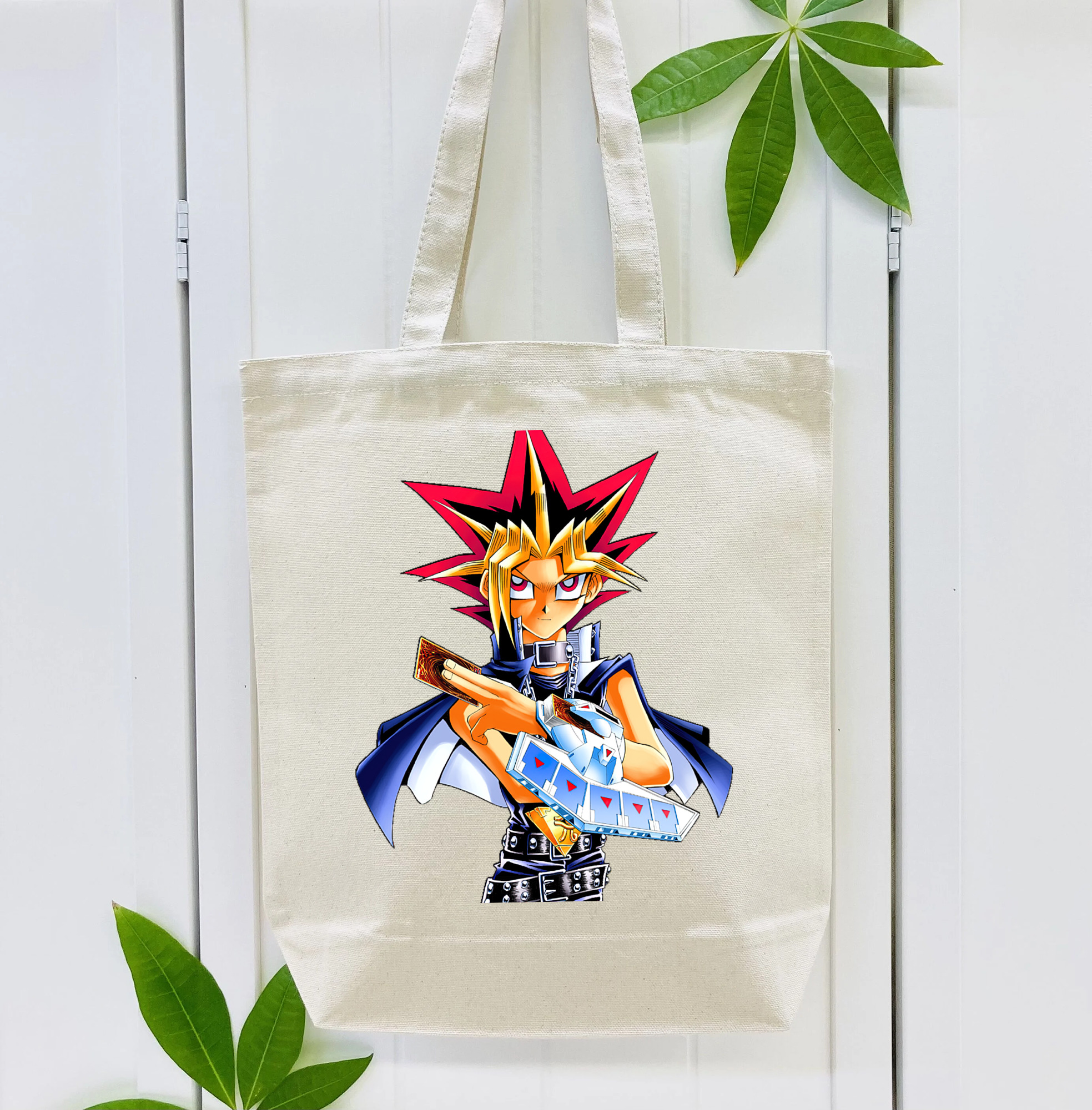 遊☆戯☆王 Yu-Gi-Oh! 縦型キャンバス生地手提げバッグ　トートバッグ