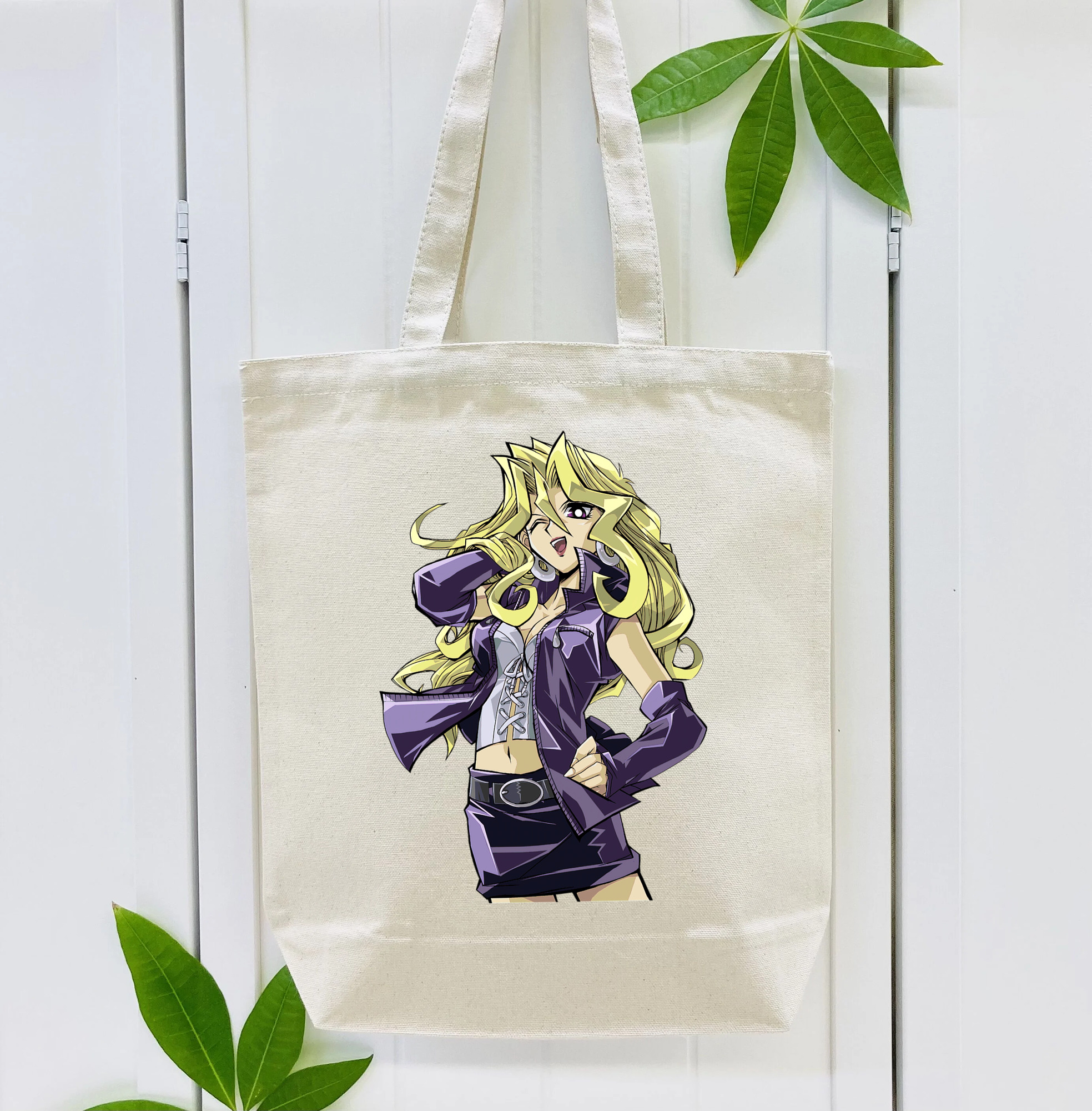 遊☆戯☆王 Yu-Gi-Oh! 縦型キャンバス生地手提げバッグ　トートバッグ