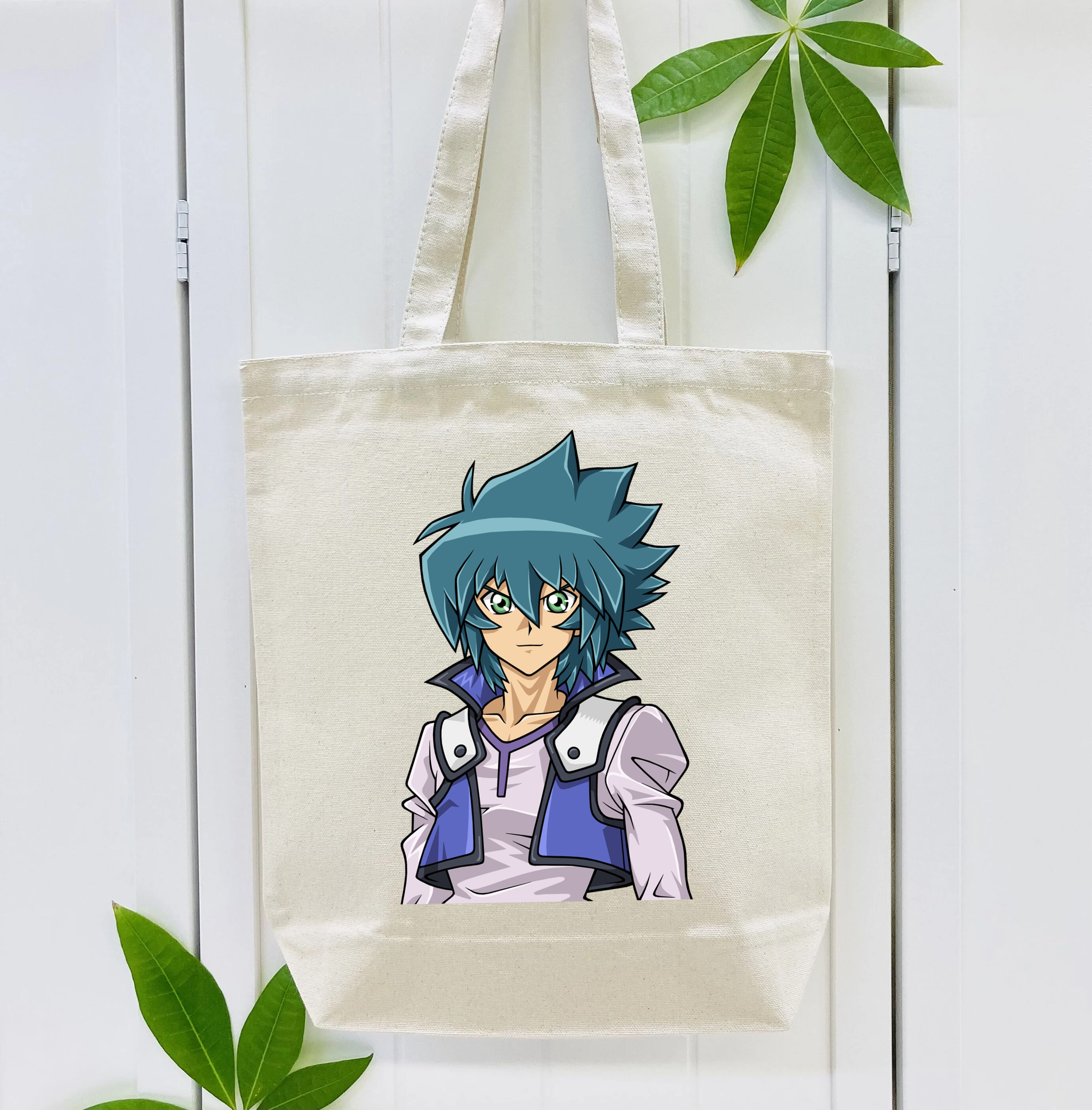 遊☆戯☆王 Yu-Gi-Oh! 縦型キャンバス生地手提げバッグ　トートバッグ